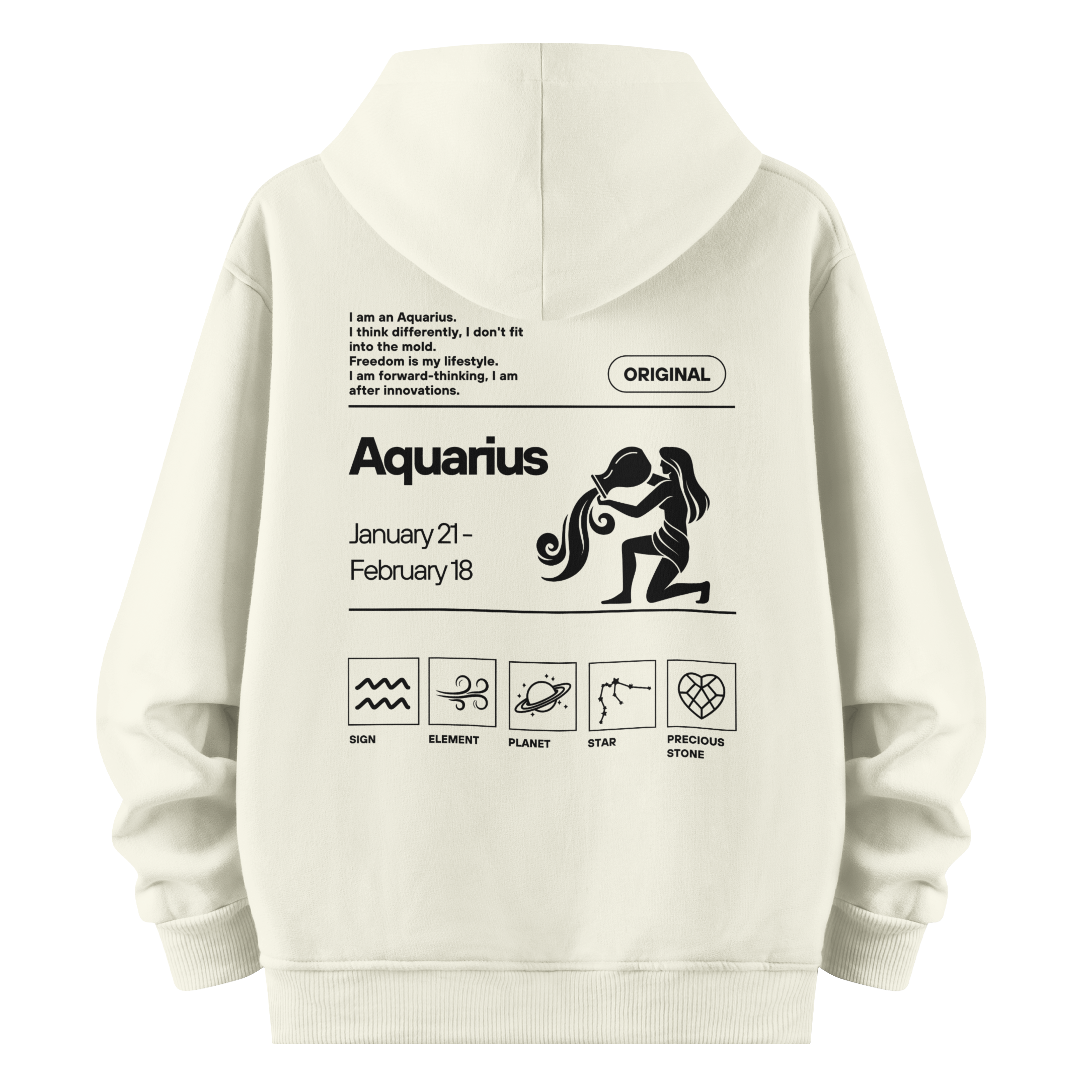 Aquarius - Oversize Hoodie