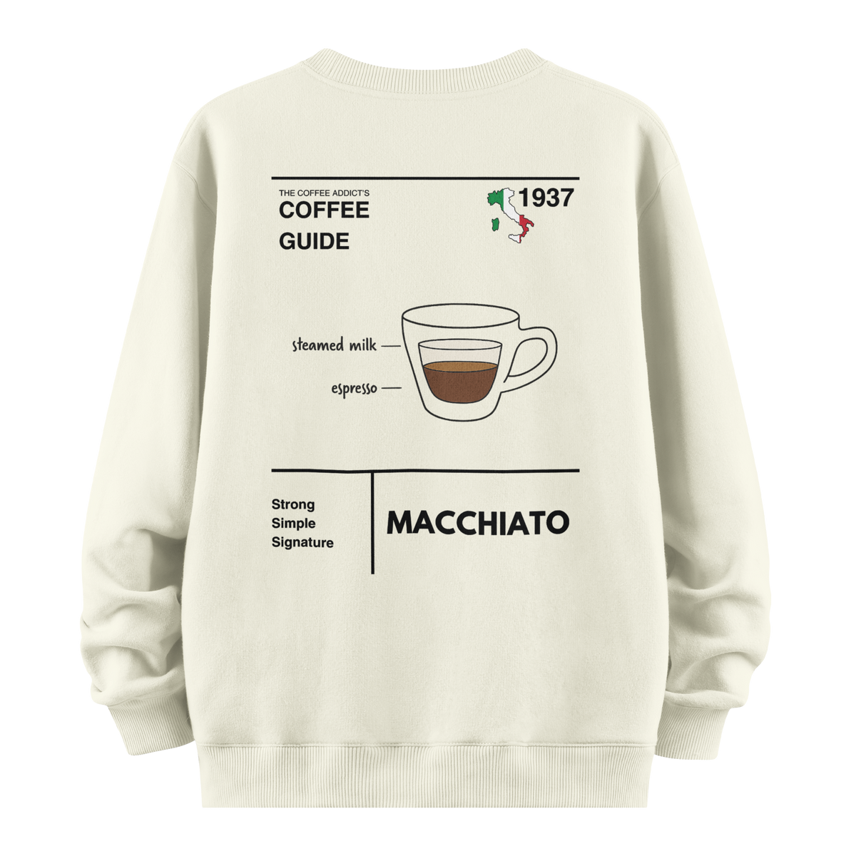 Macchiato - Oversize Sweatshirt