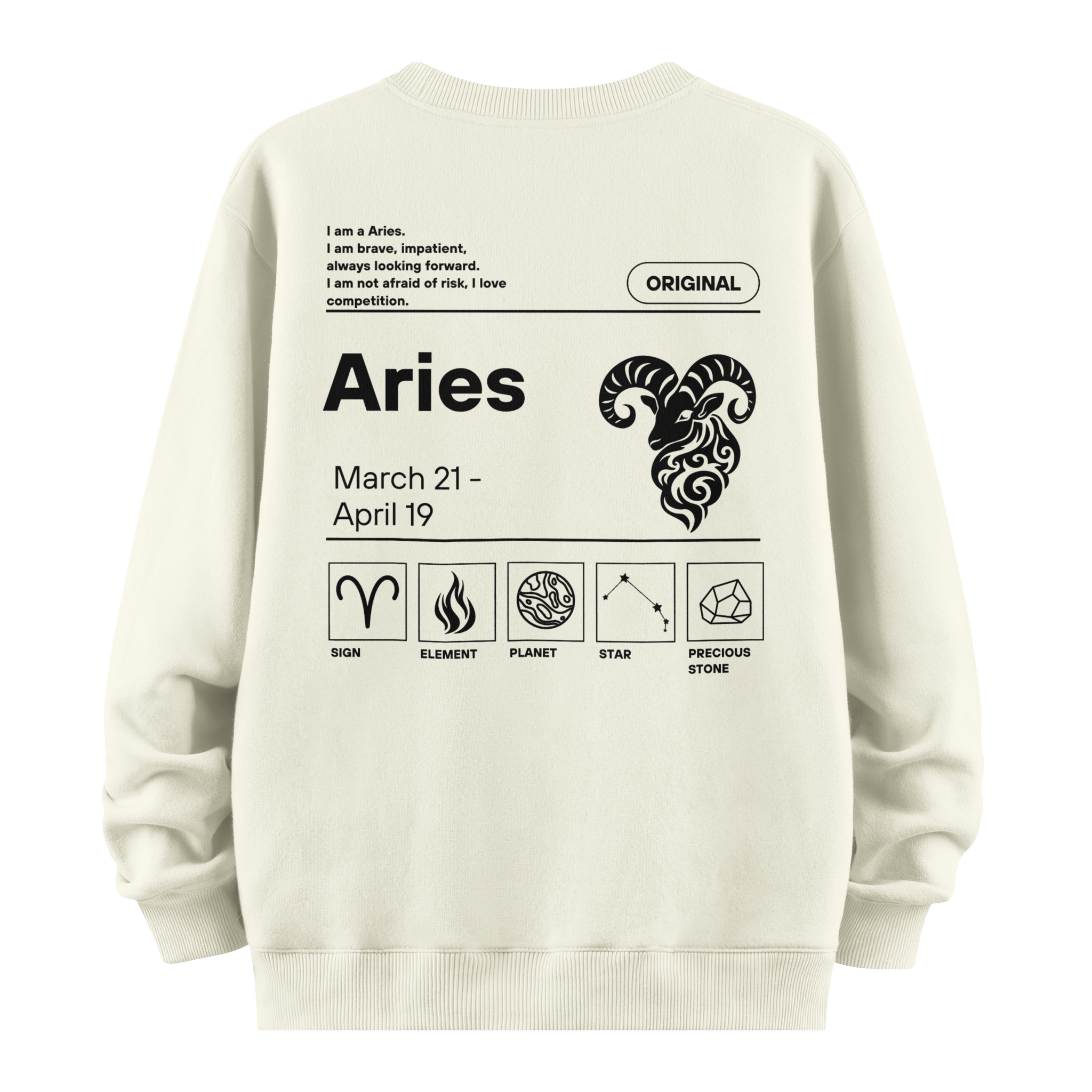 Aries - Oversize Sweatshirt
