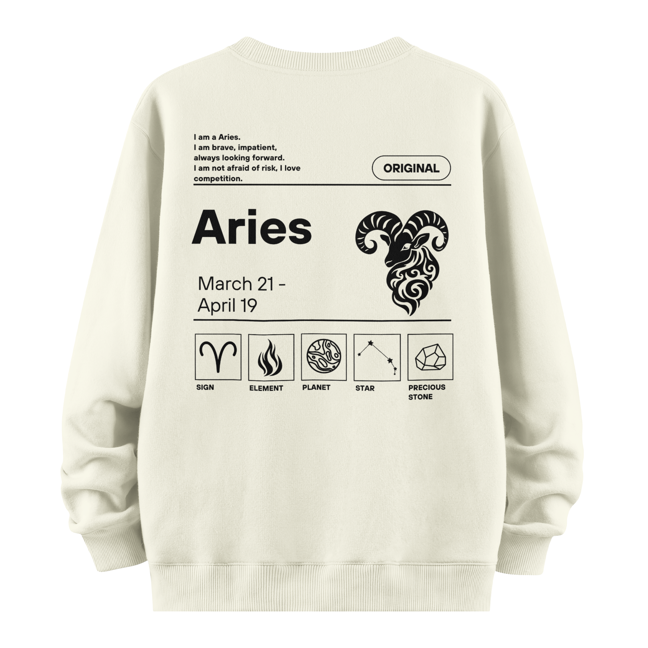 Aries - Oversize Sweatshirt