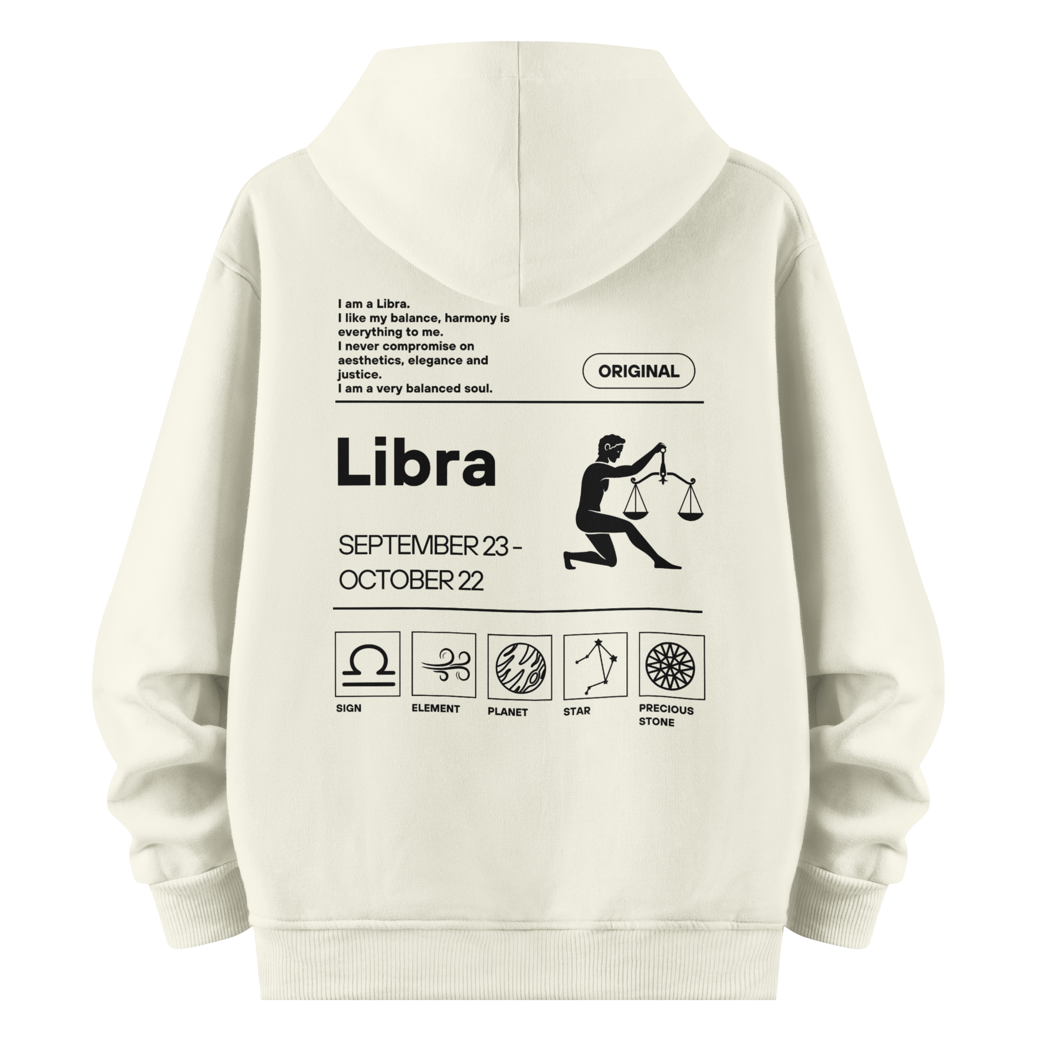 Libra - Oversize Hoodie