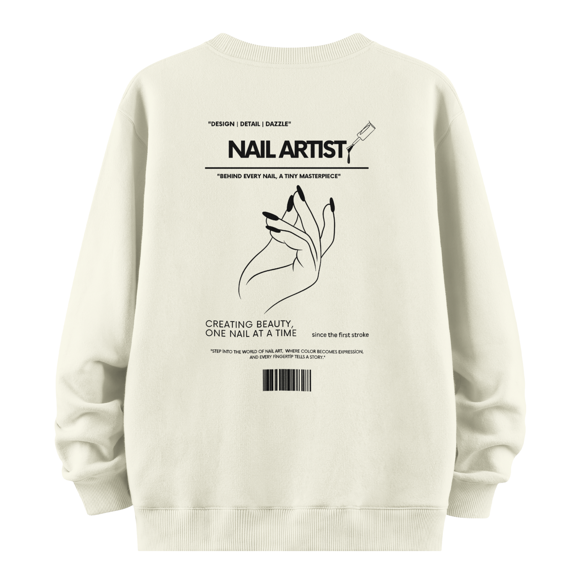 Nail Artist - Oversize Sweatshirt