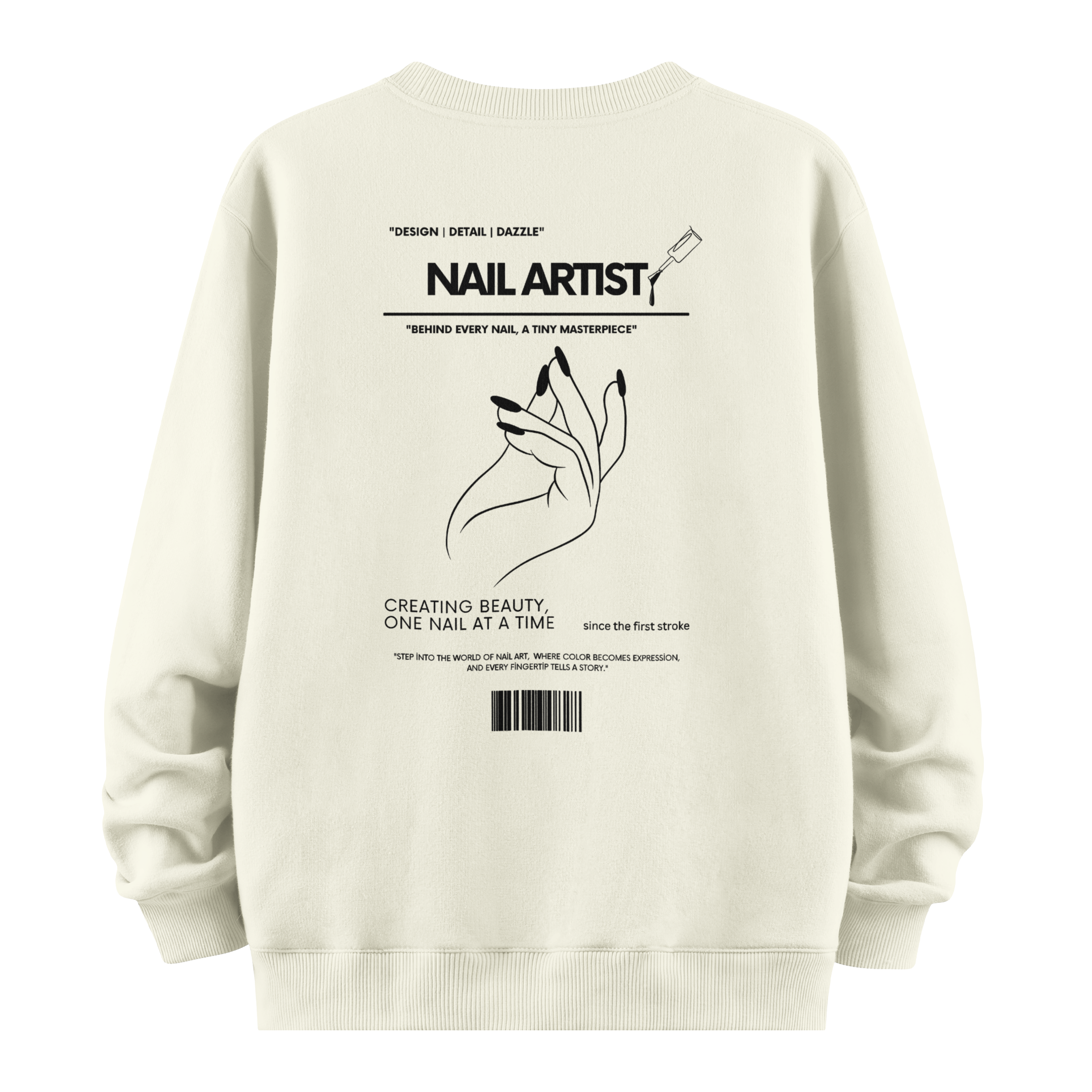 Nail Artist - Oversize Sweatshirt