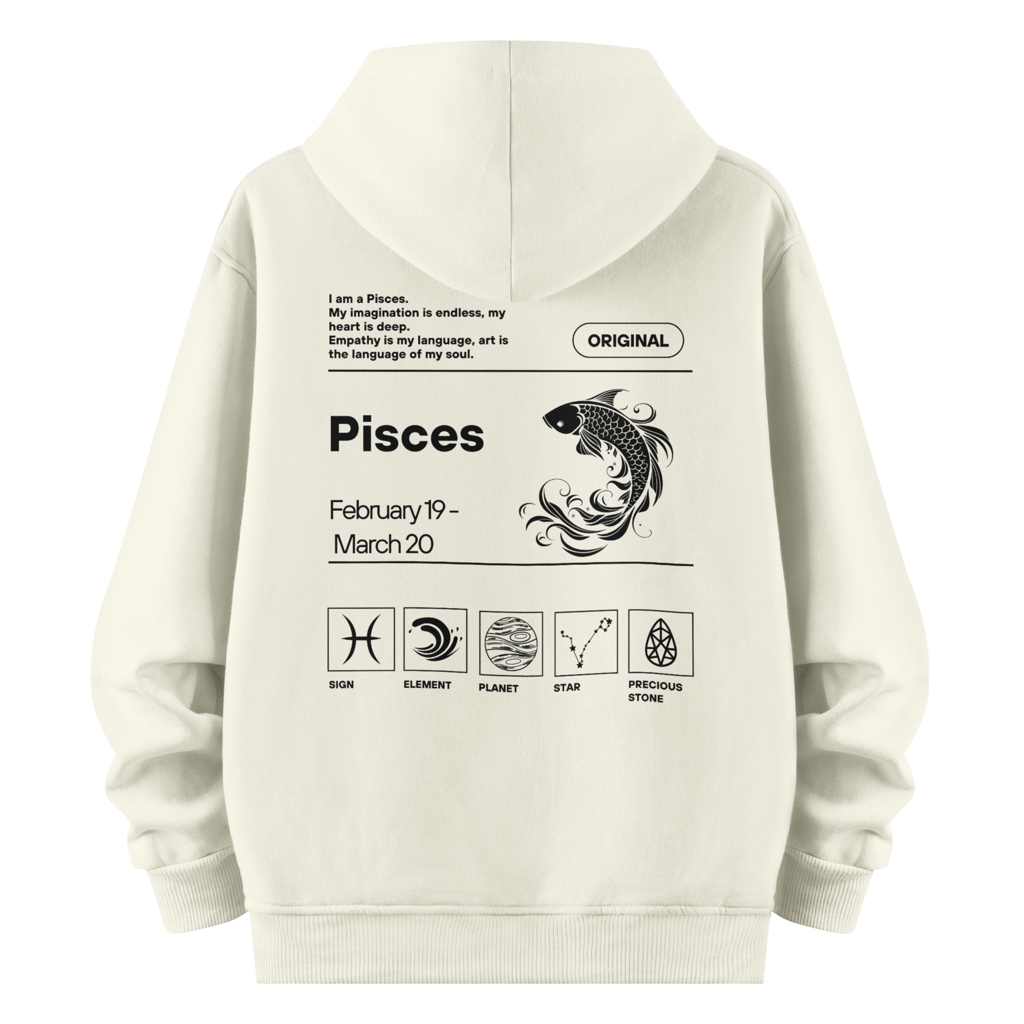 Pisces - Oversize Hoodie