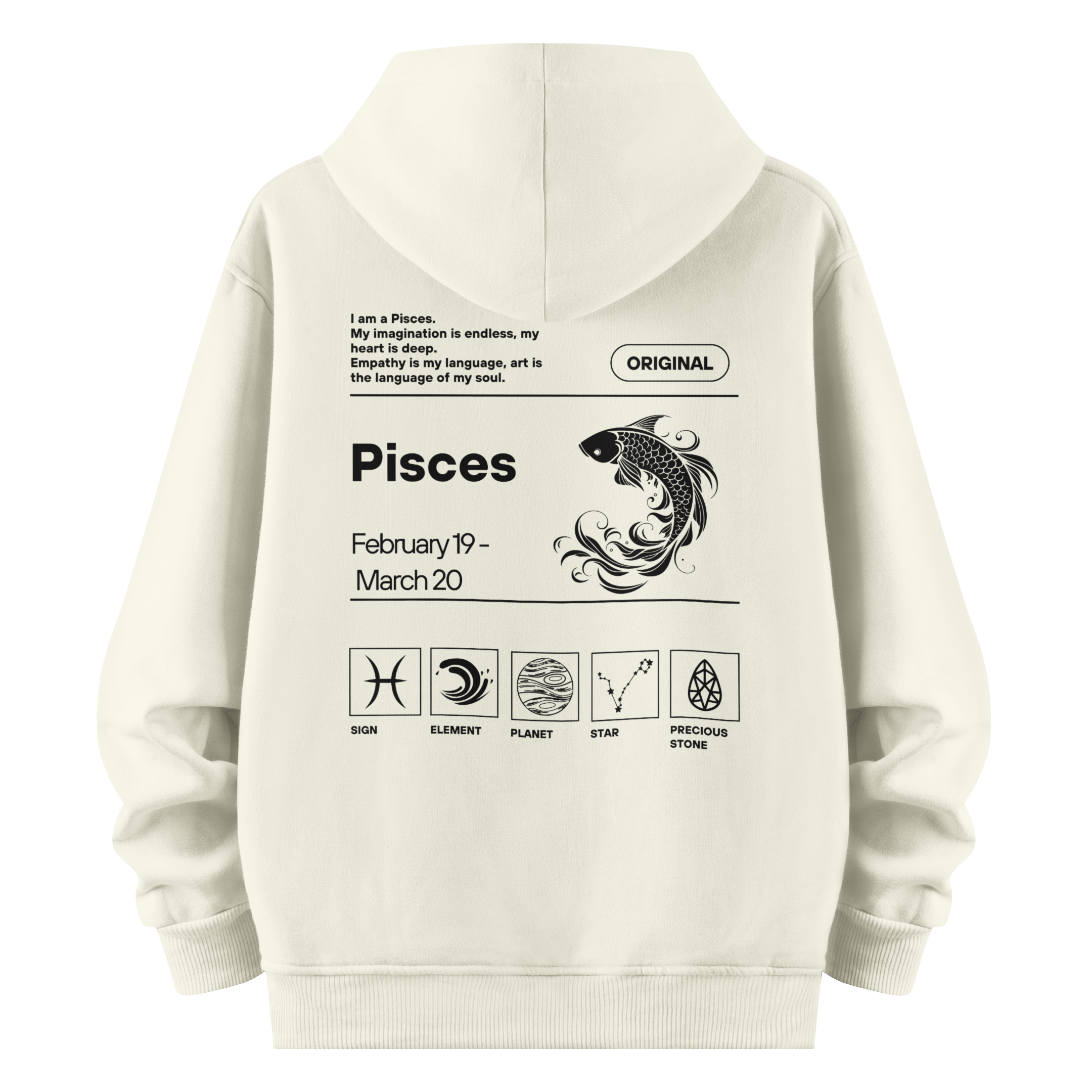 Pisces - Oversize Hoodie