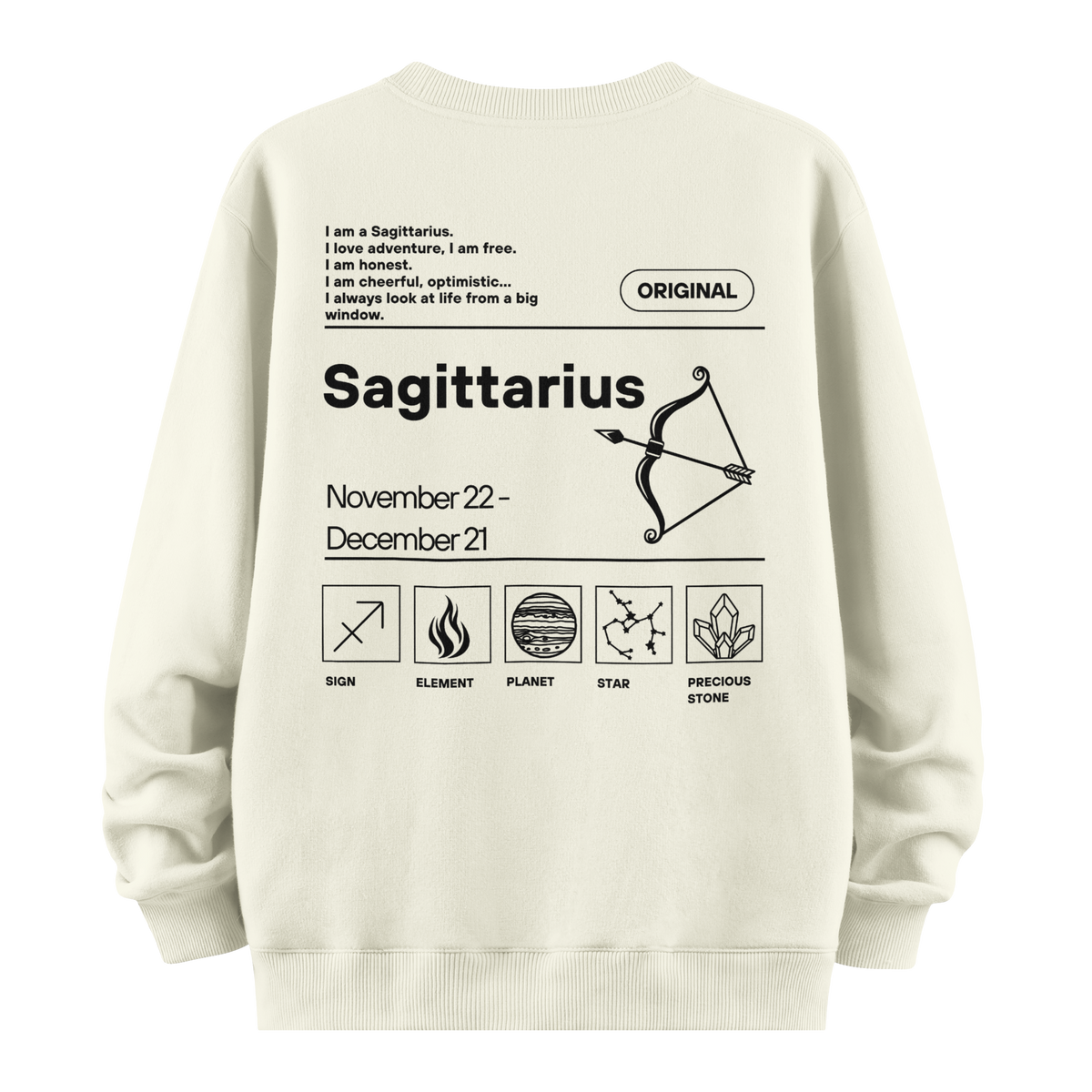 Sagittarius - Oversize Sweatshirt
