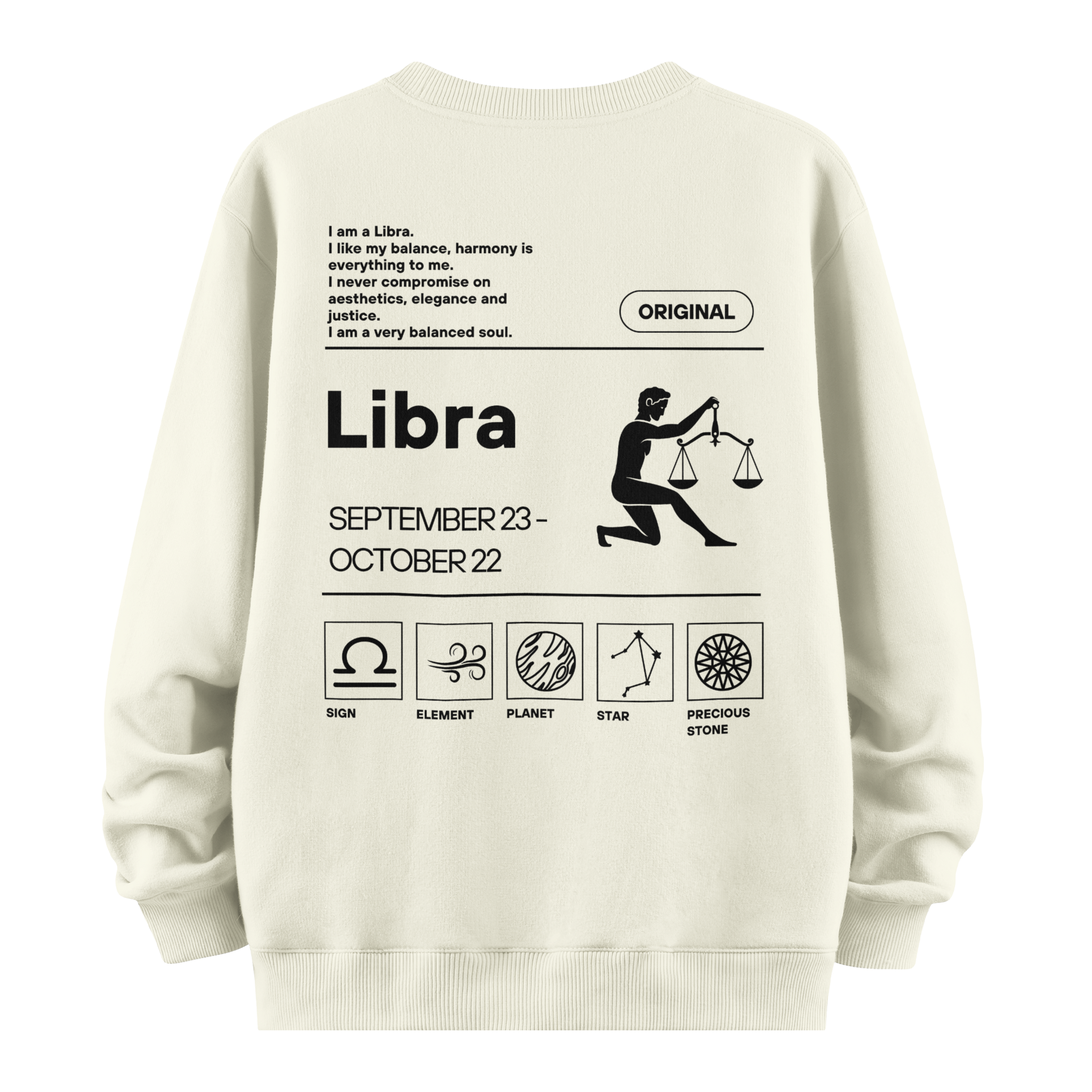 Libra - Oversize Sweatshirt