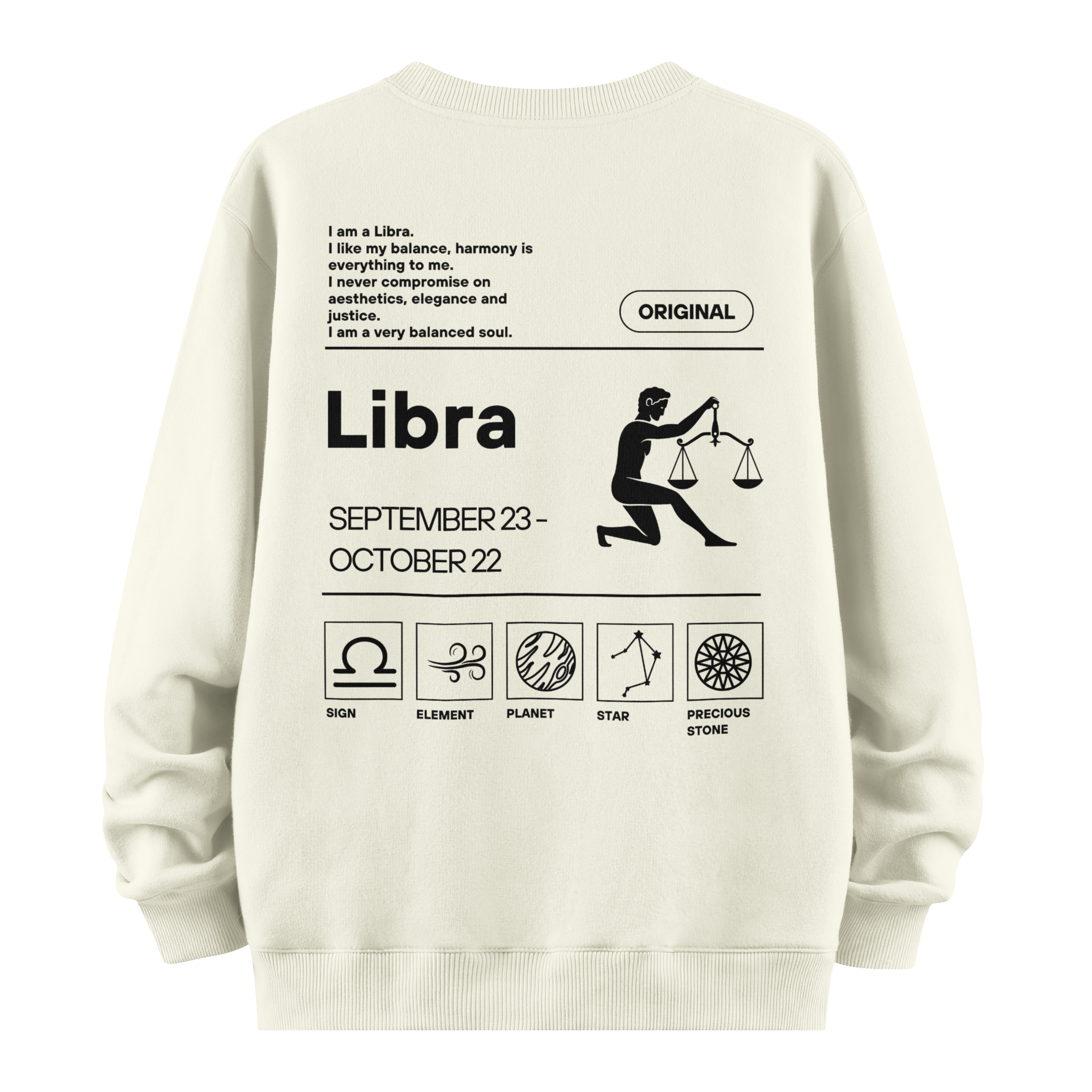 Libra - Oversize Sweatshirt