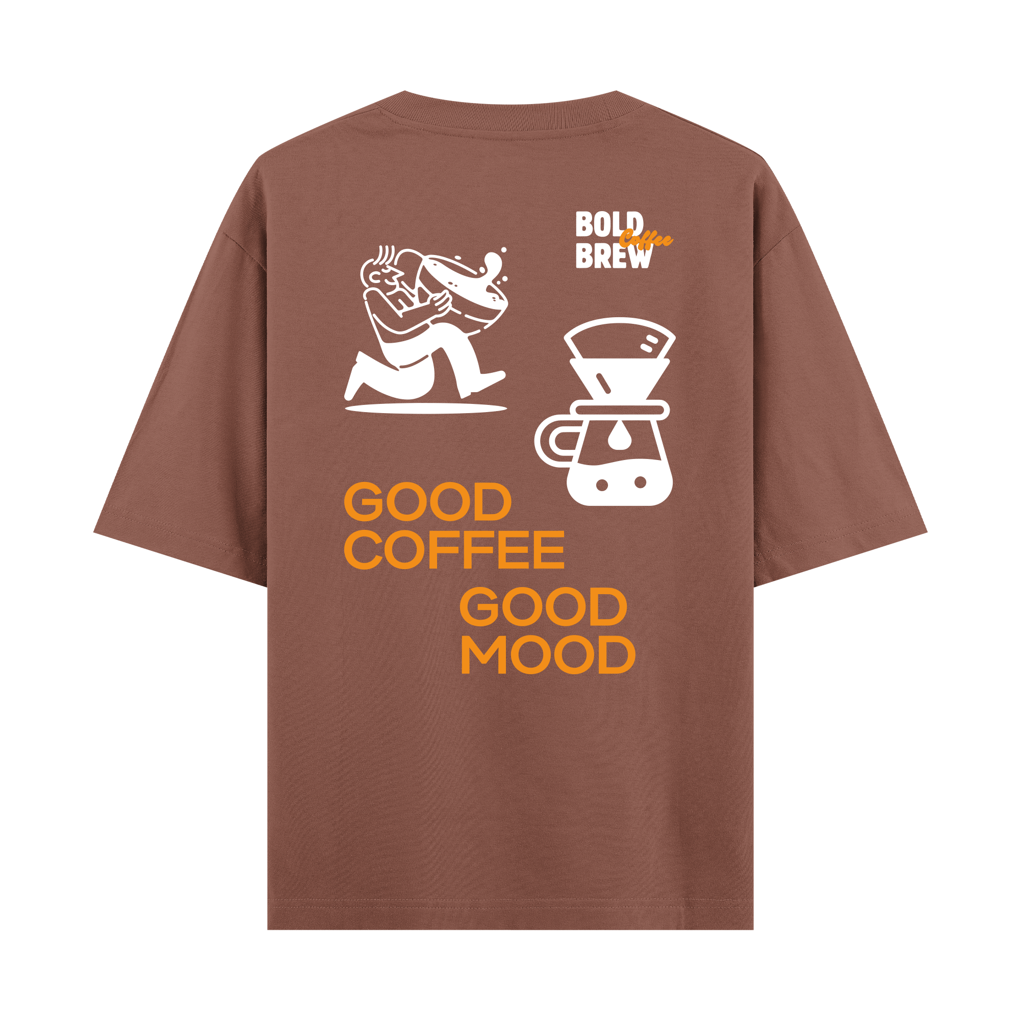 Good Coffee Good Mode- Oversize T-shirt