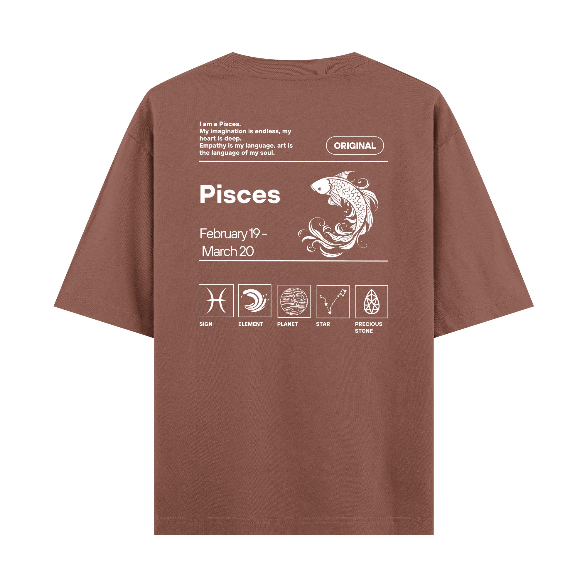 Pisces - Oversize T-shirt