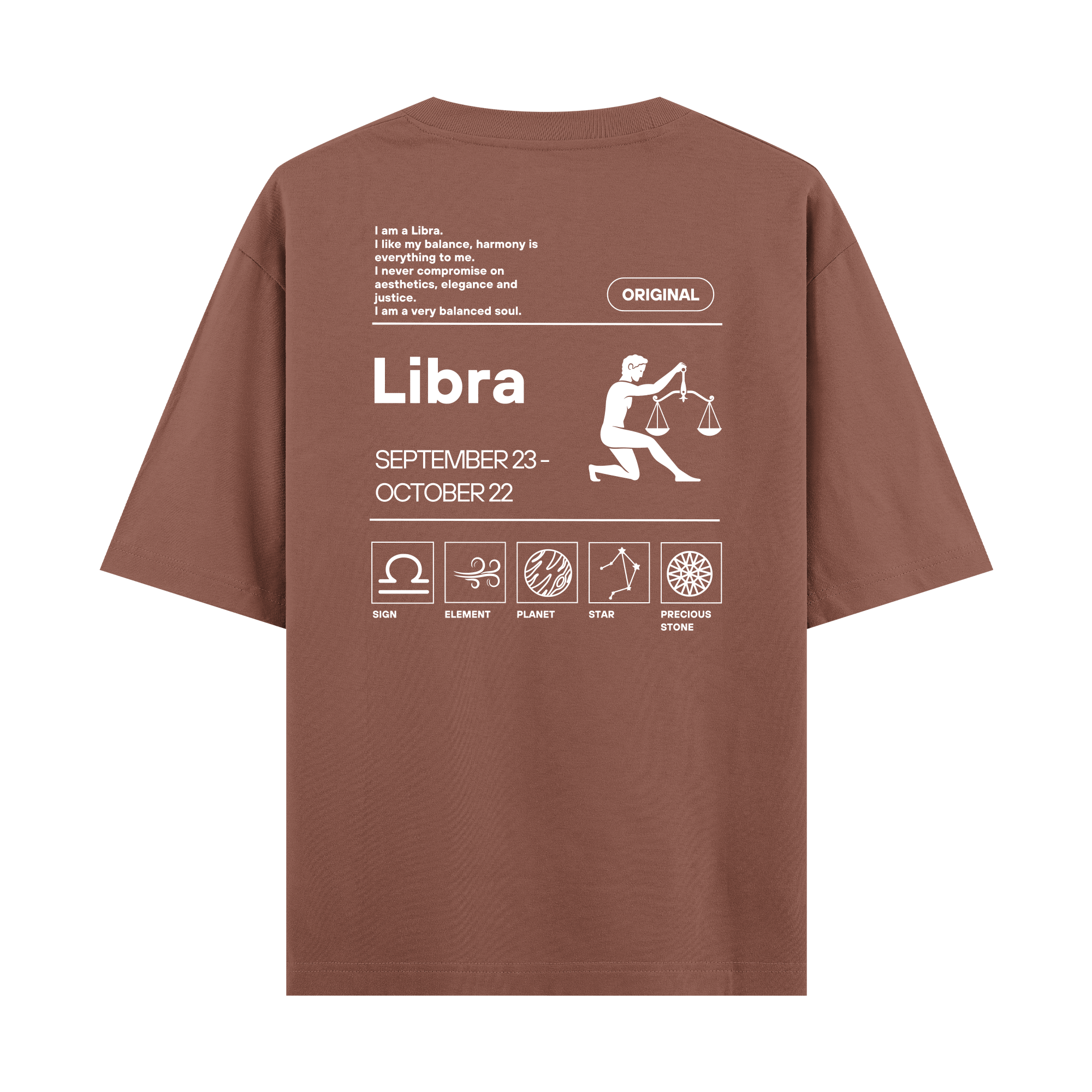 Libra - Oversize T-shirt