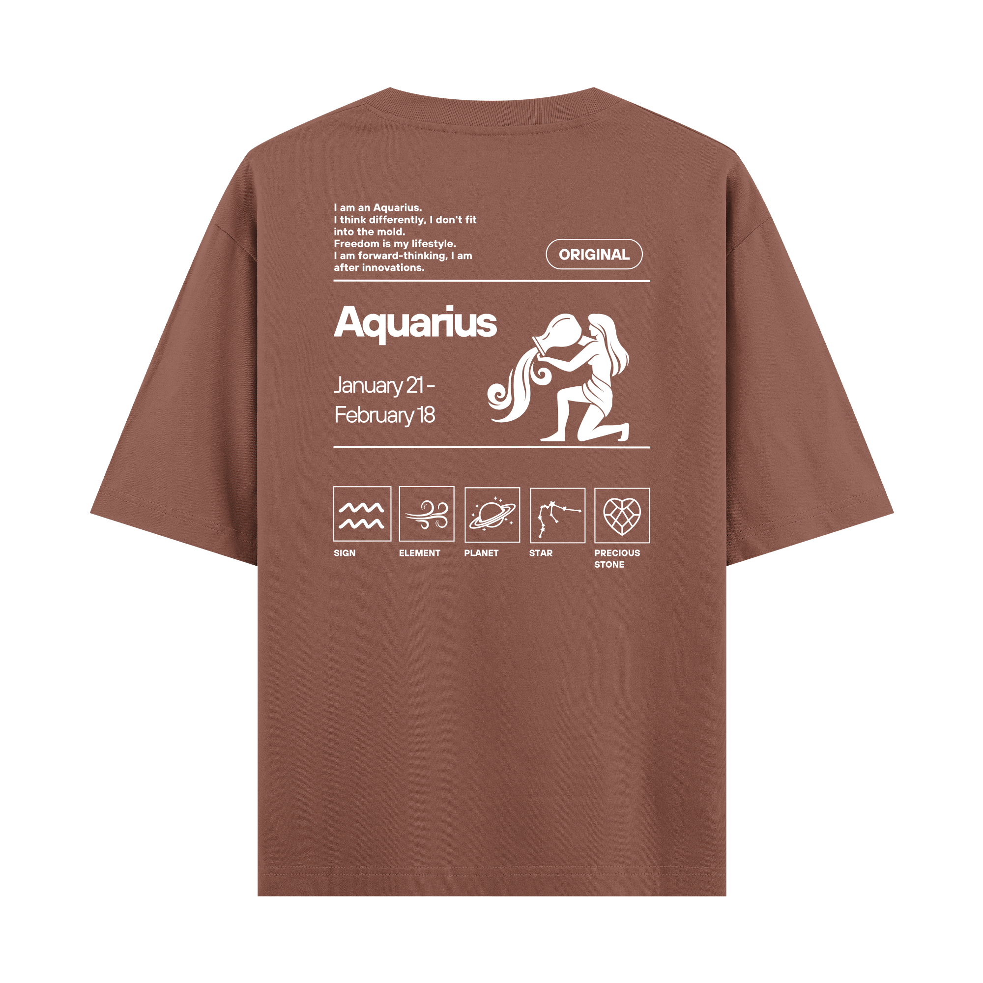 Aquarius - Oversize T-shirt