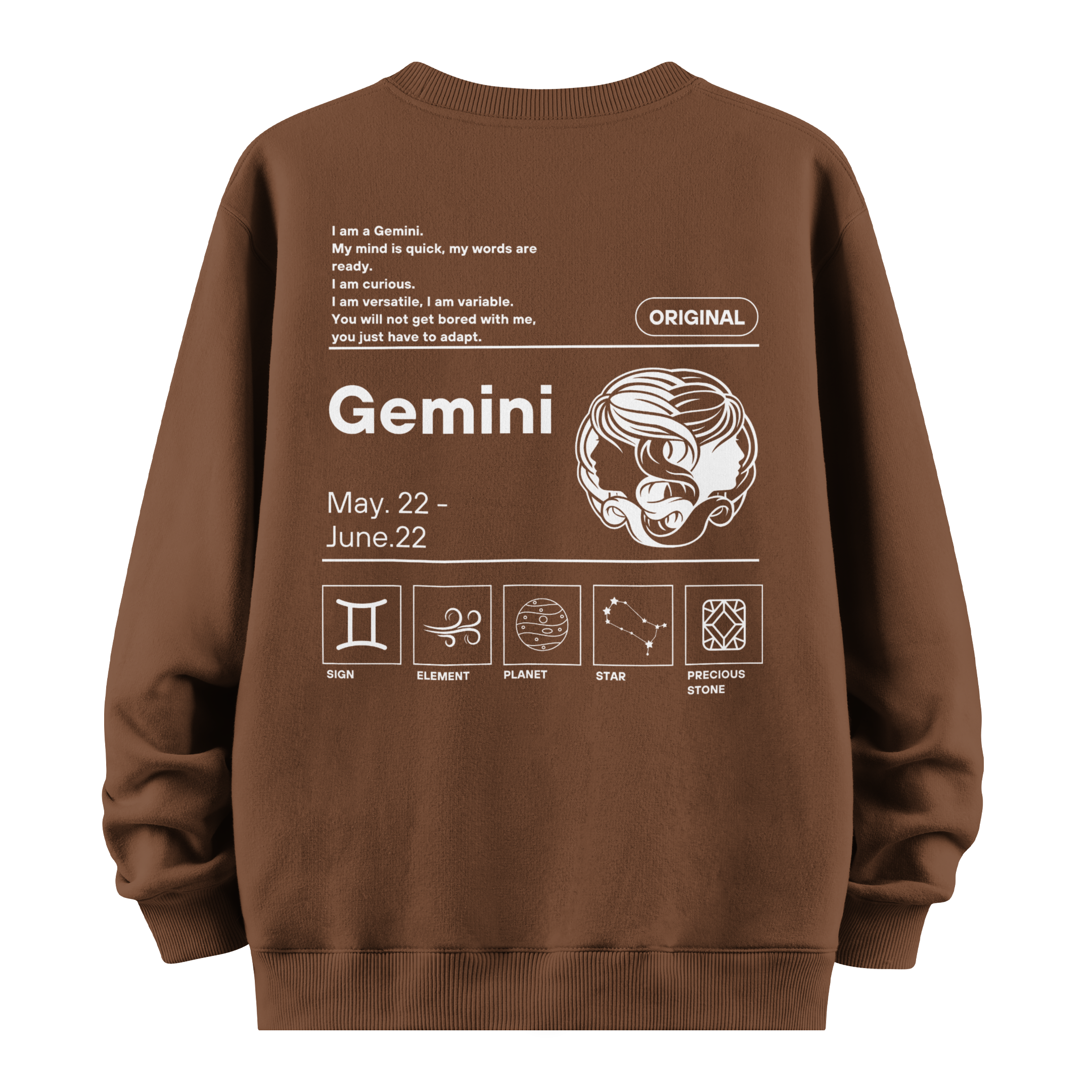 Gemini - Oversize Sweatshirt