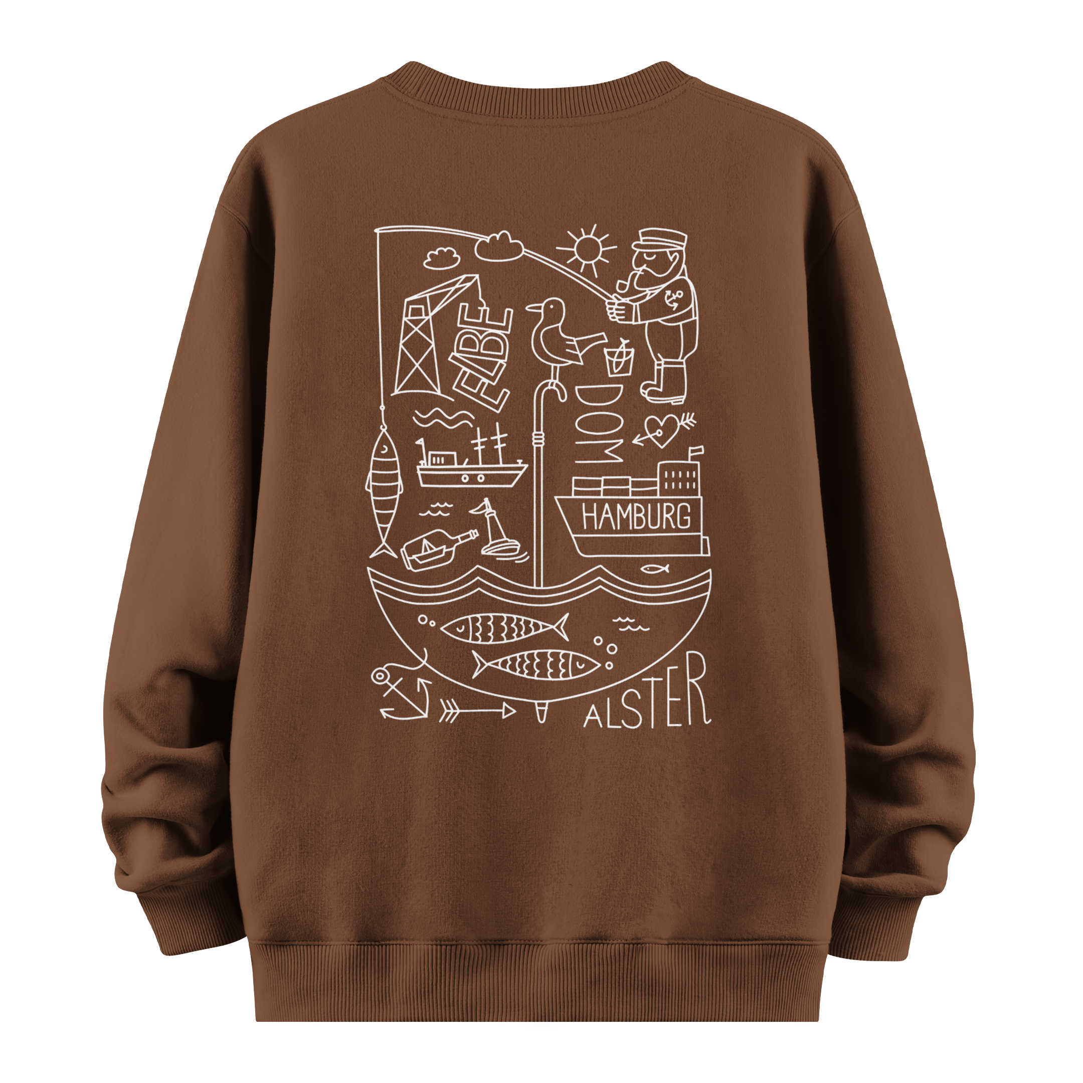 Hamburg II - Oversize Sweatshirt