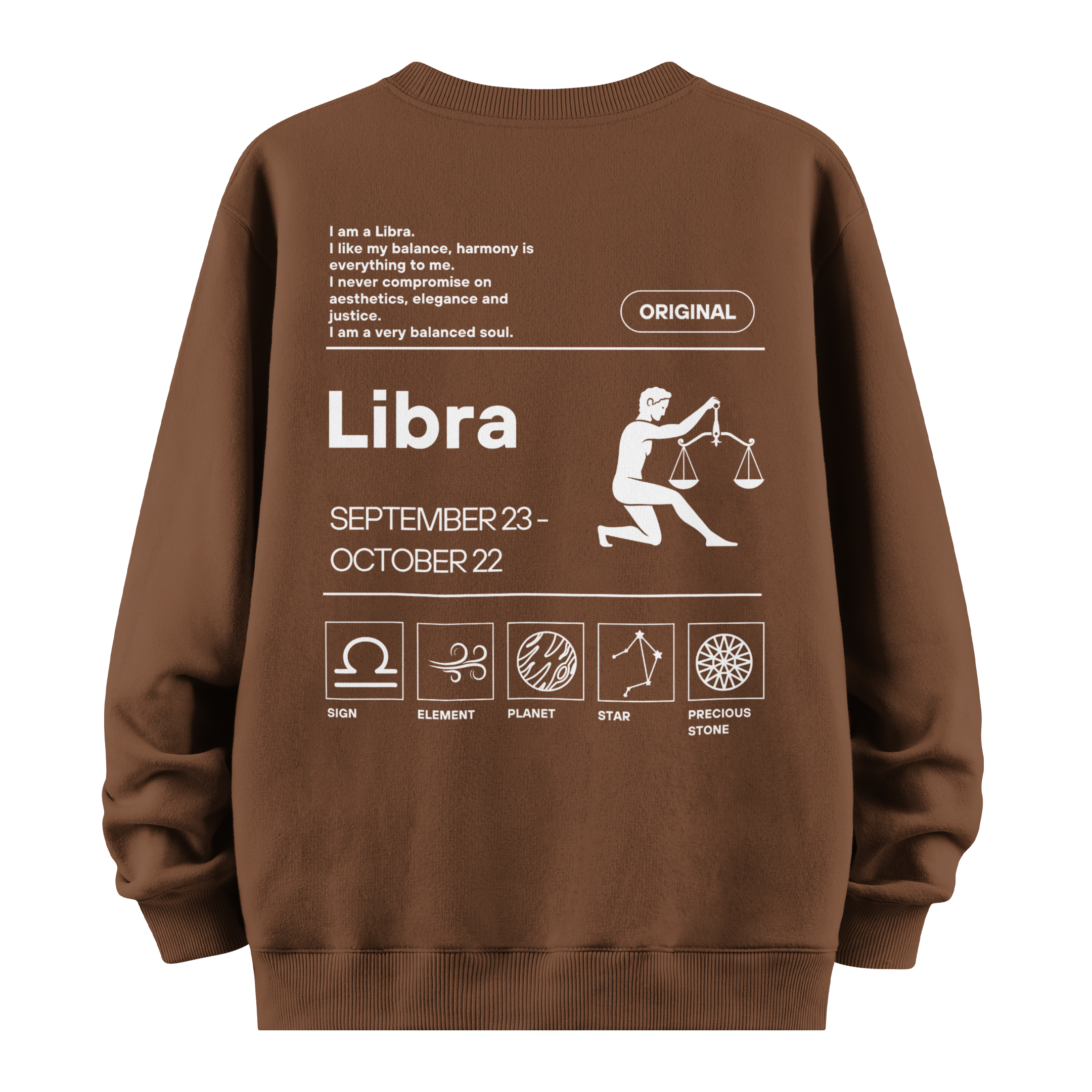 Libra - Oversize Sweatshirt