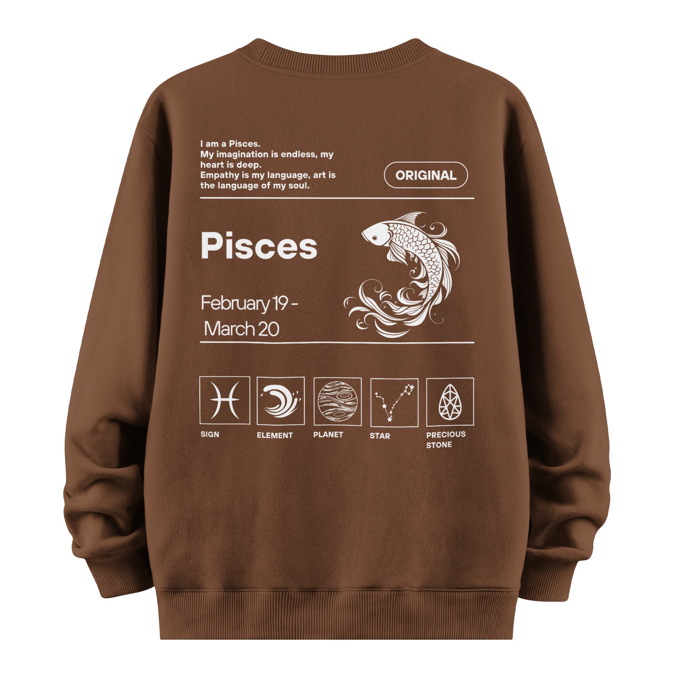 Pisces - Oversize Sweatshirt