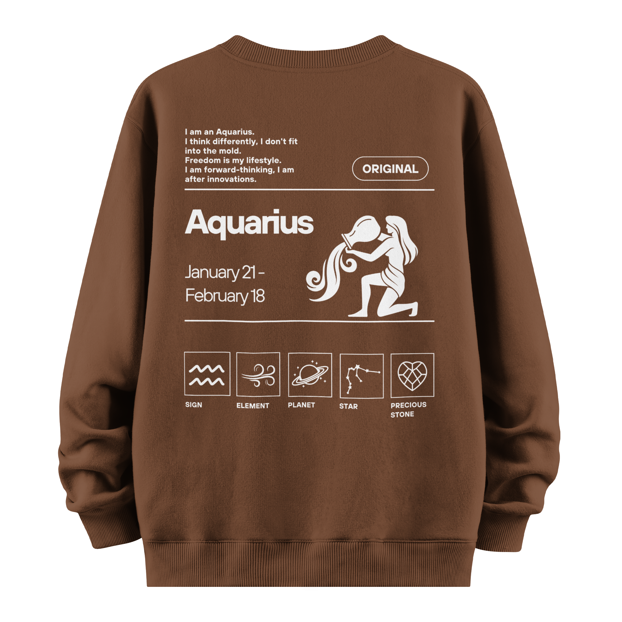 Aquarius - Oversize Sweatshirt