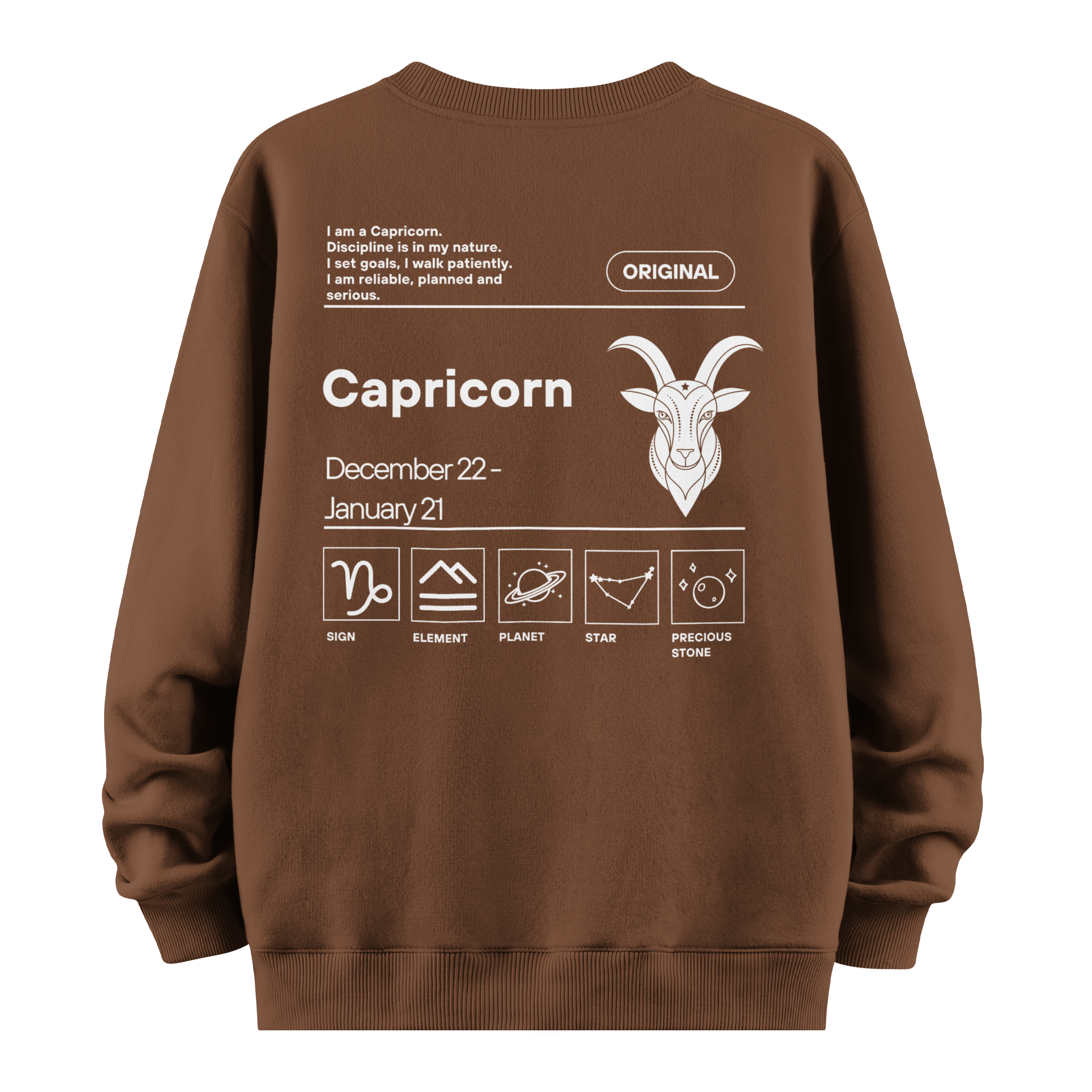 Capricorn - Oversize Sweatshirt