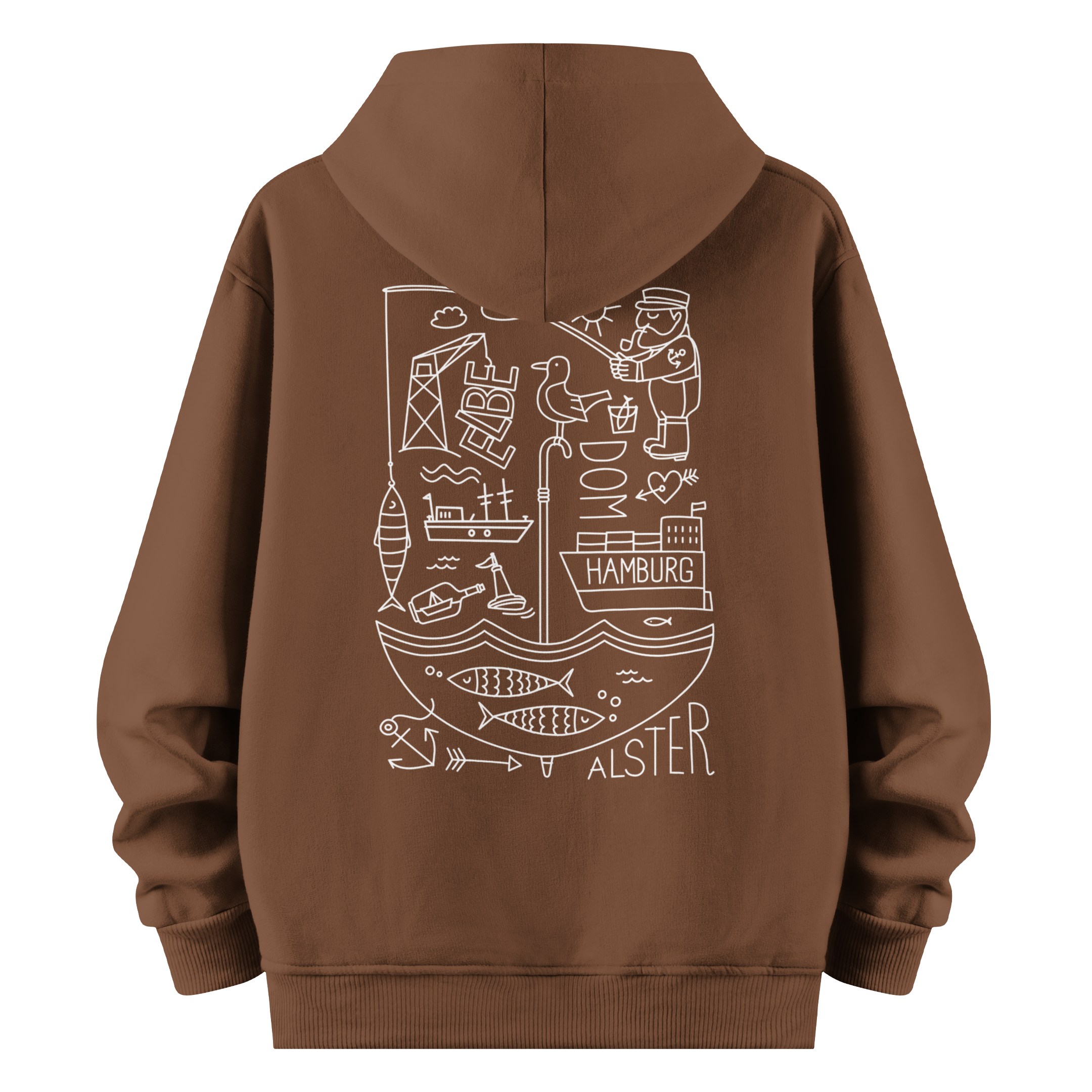 Hamburg II - Oversize Hoodie
