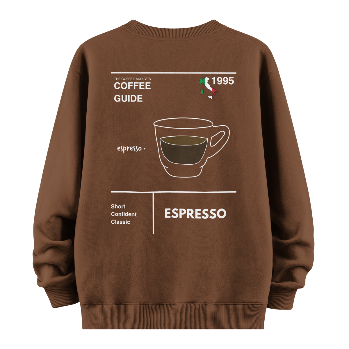 Espresso - Oversize Sweatshirt