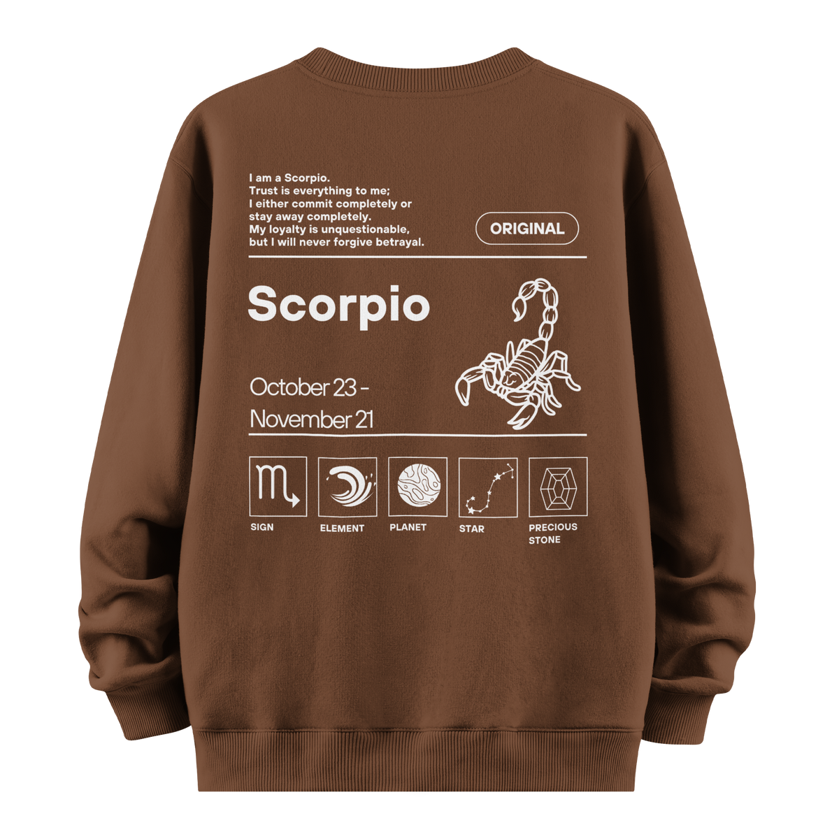 Scorpio - Oversize Sweatshirt