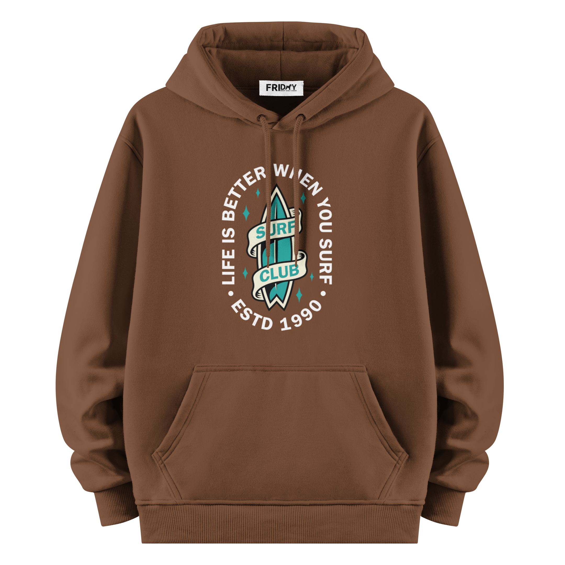 Surf Club - Oversize Hoodie