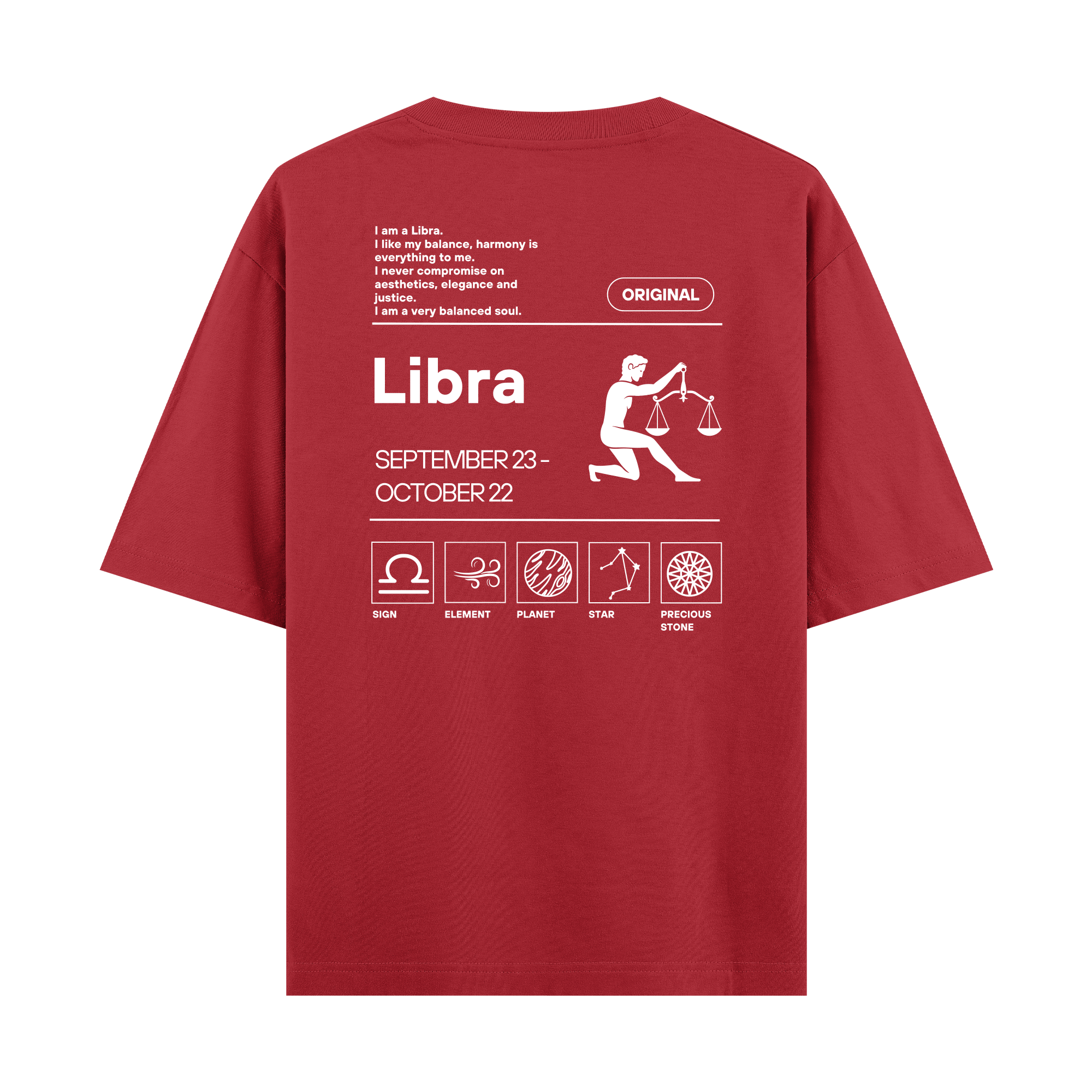Libra - Oversize T-shirt