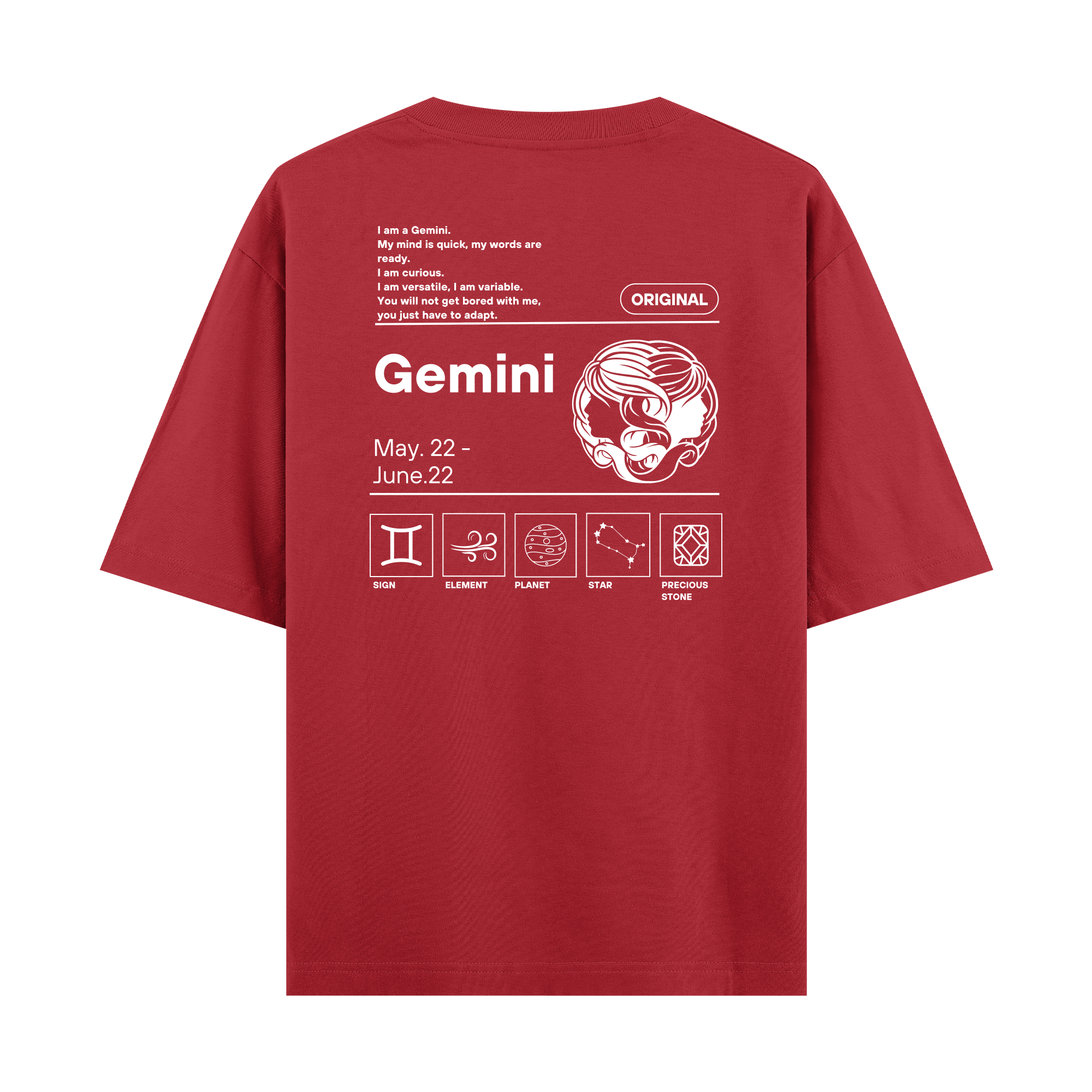 Gemini - Oversize T-shirt