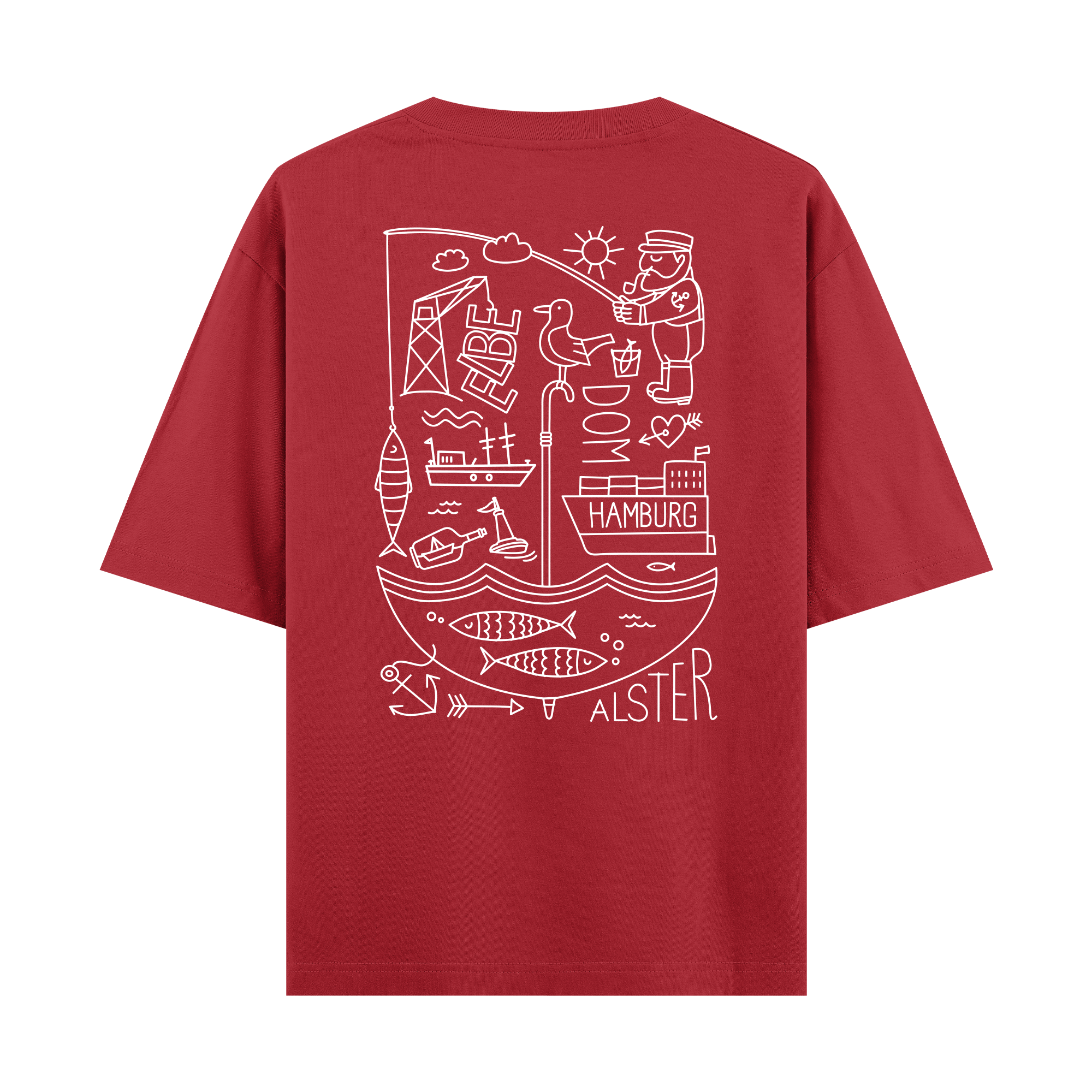 Hamburg II - Oversize T-shirt