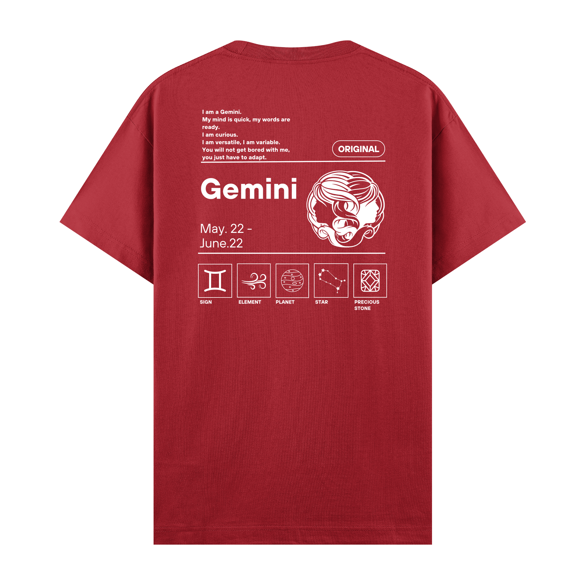 Gemini - Regular Fit T-shirt