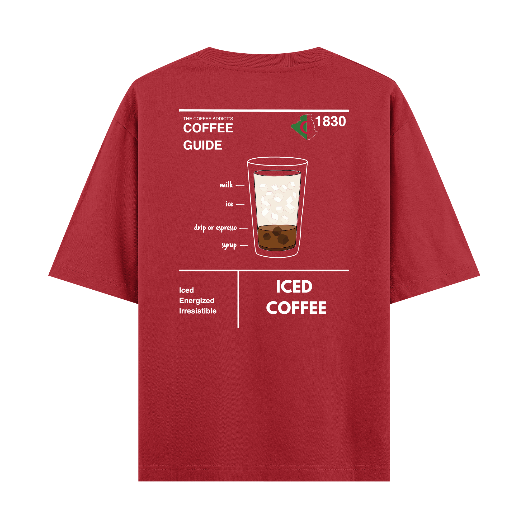 Iced Coffee - Oversize T-shirt