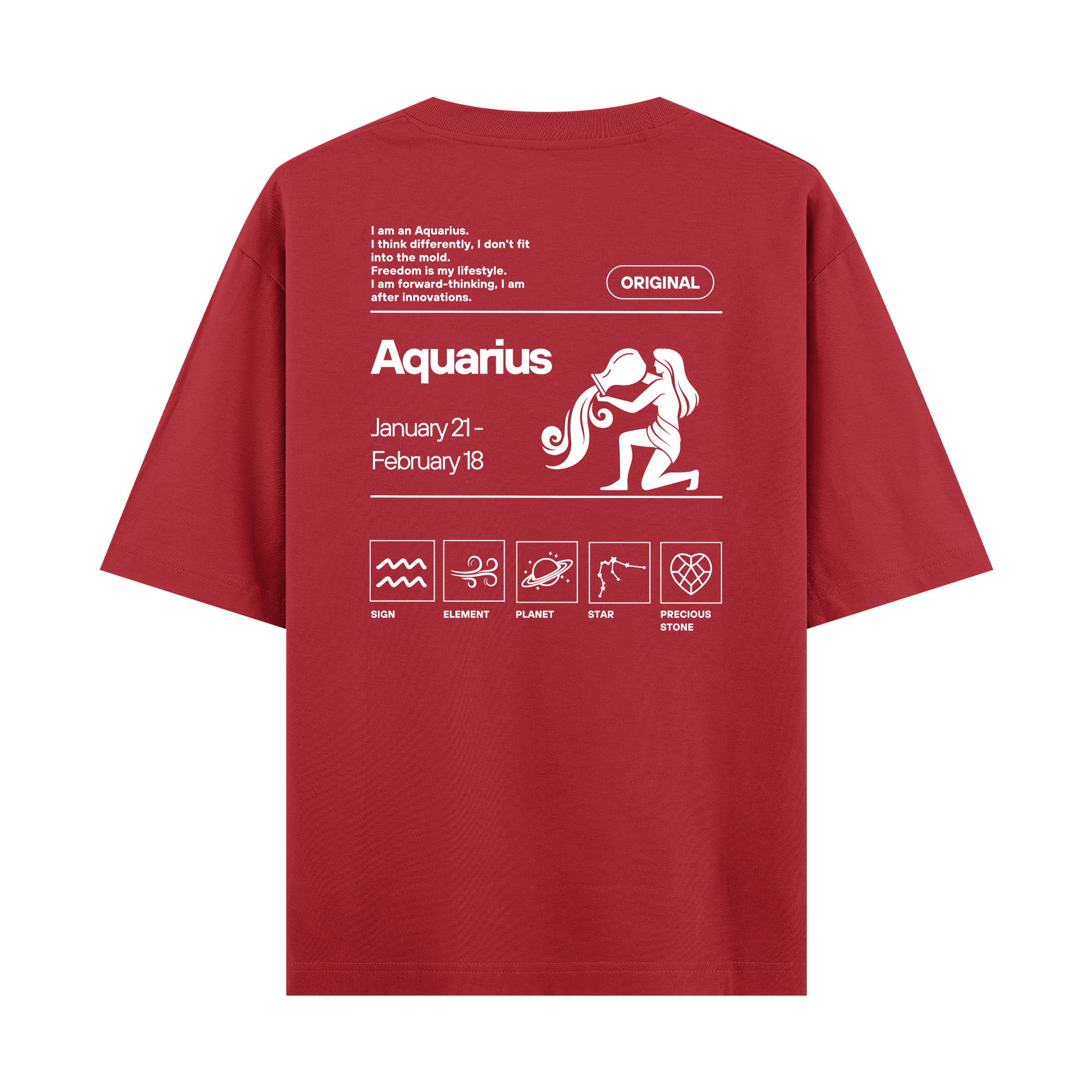 Aquarius - Oversize T-shirt