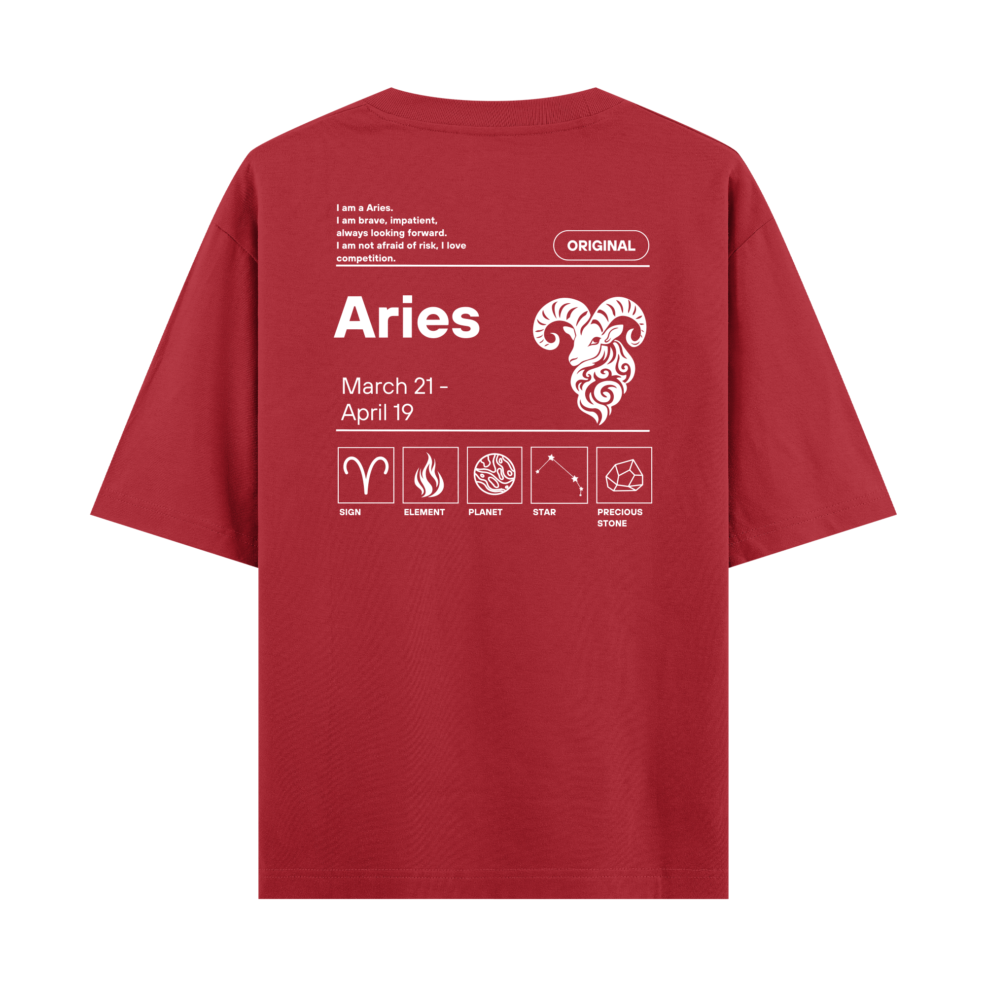 Aries - Oversize T-shirt