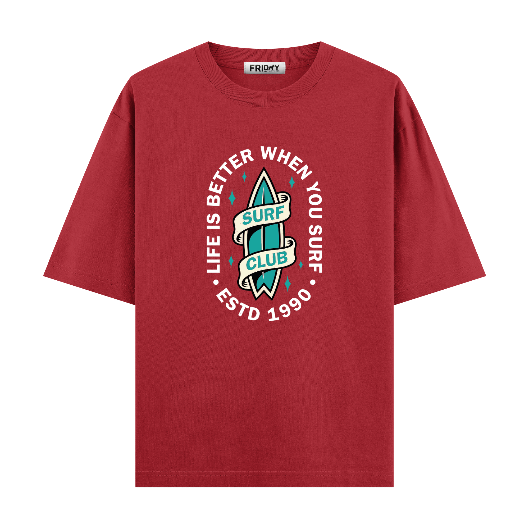 Surf Club - Oversize T-shirt