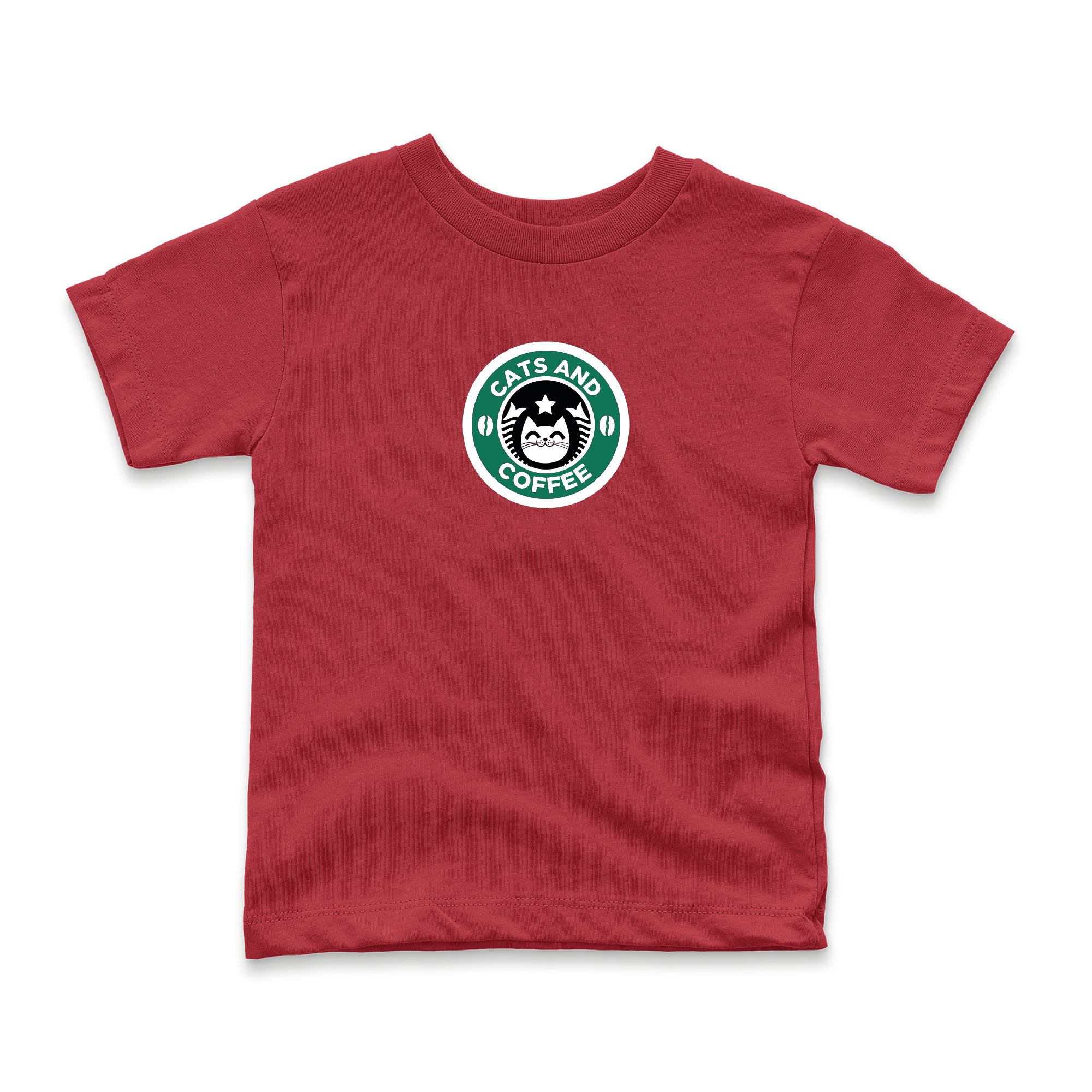 Cat's And Coffee - Çocuk T-shirt