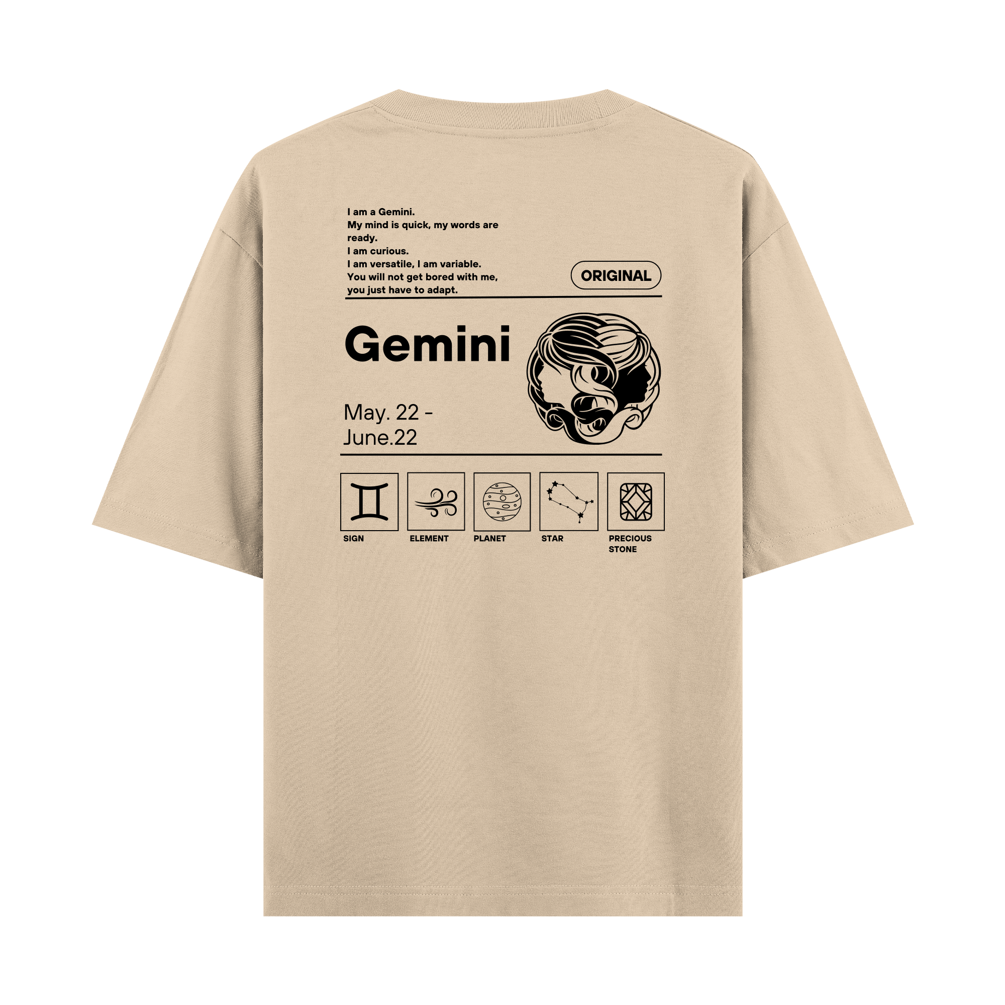Gemini - Oversize T-shirt
