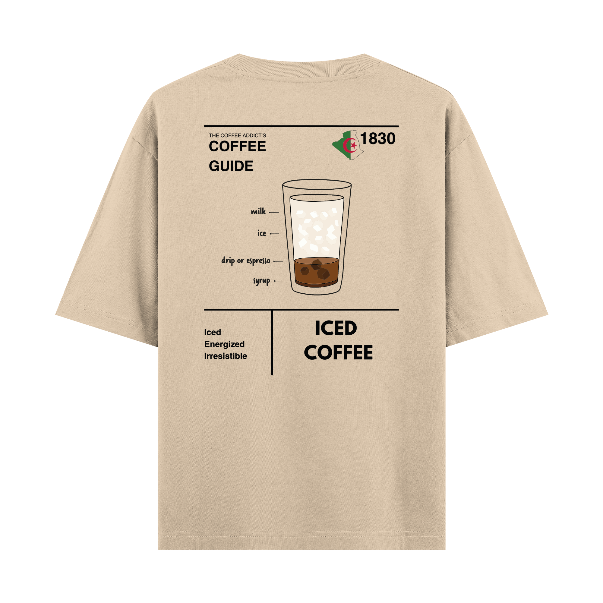 Iced Coffee - Oversize T-shirt