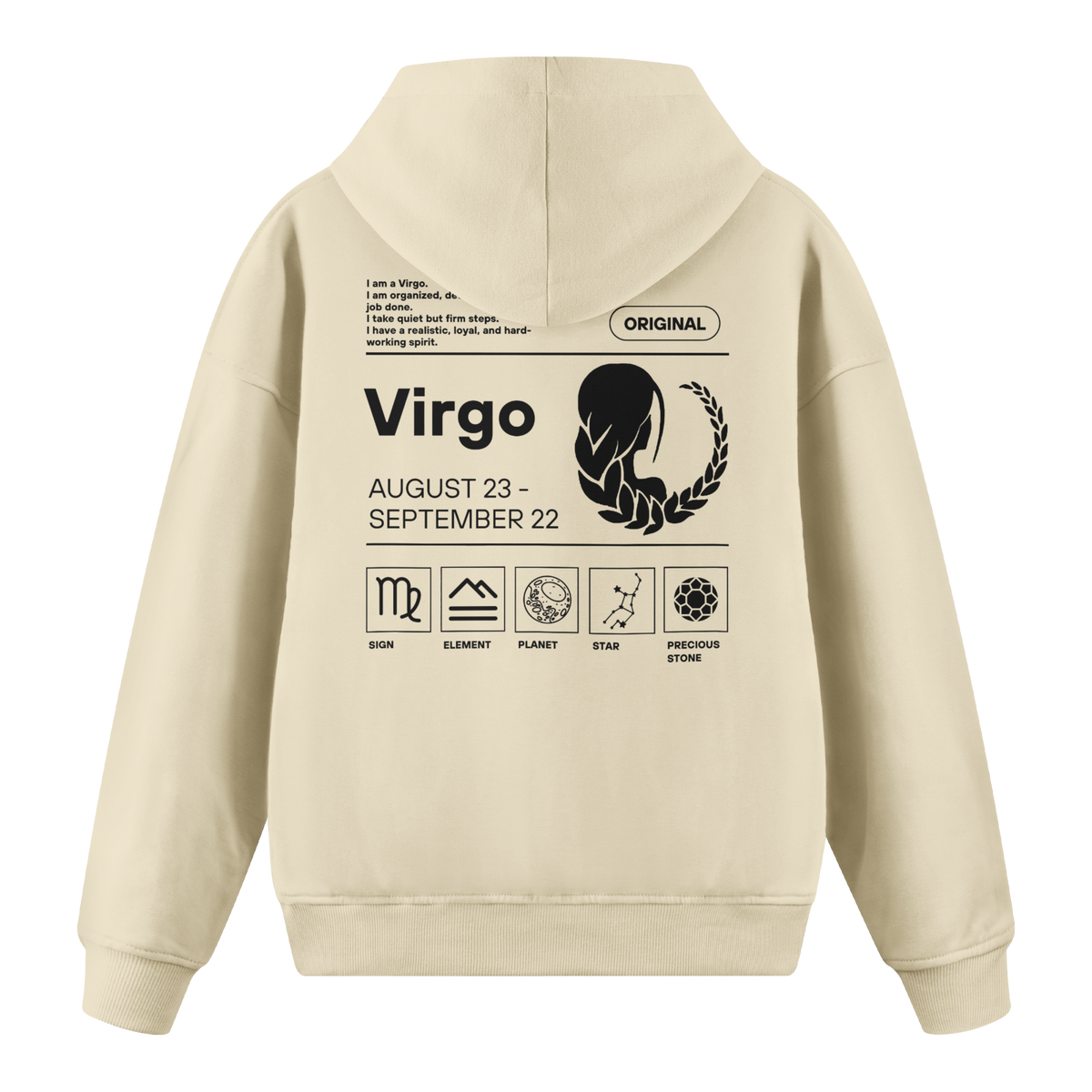 Virgo - Regular Fit Hoodie