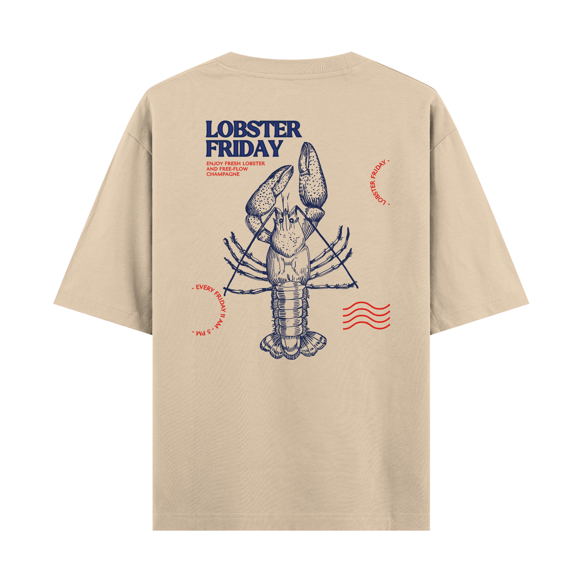 Lobster Friday - Oversize T-shirt
