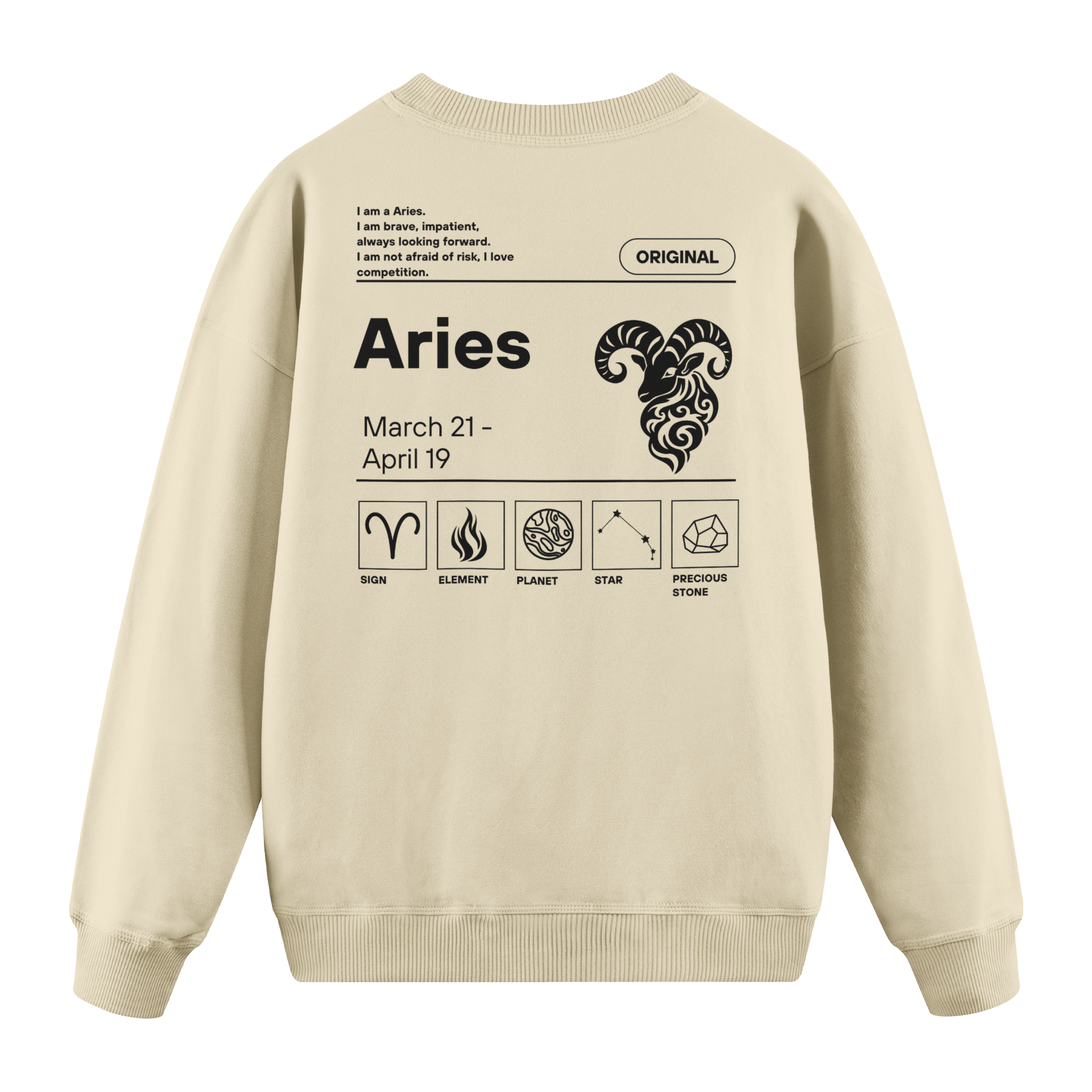 Aries - Regular Fit Sweatshirt