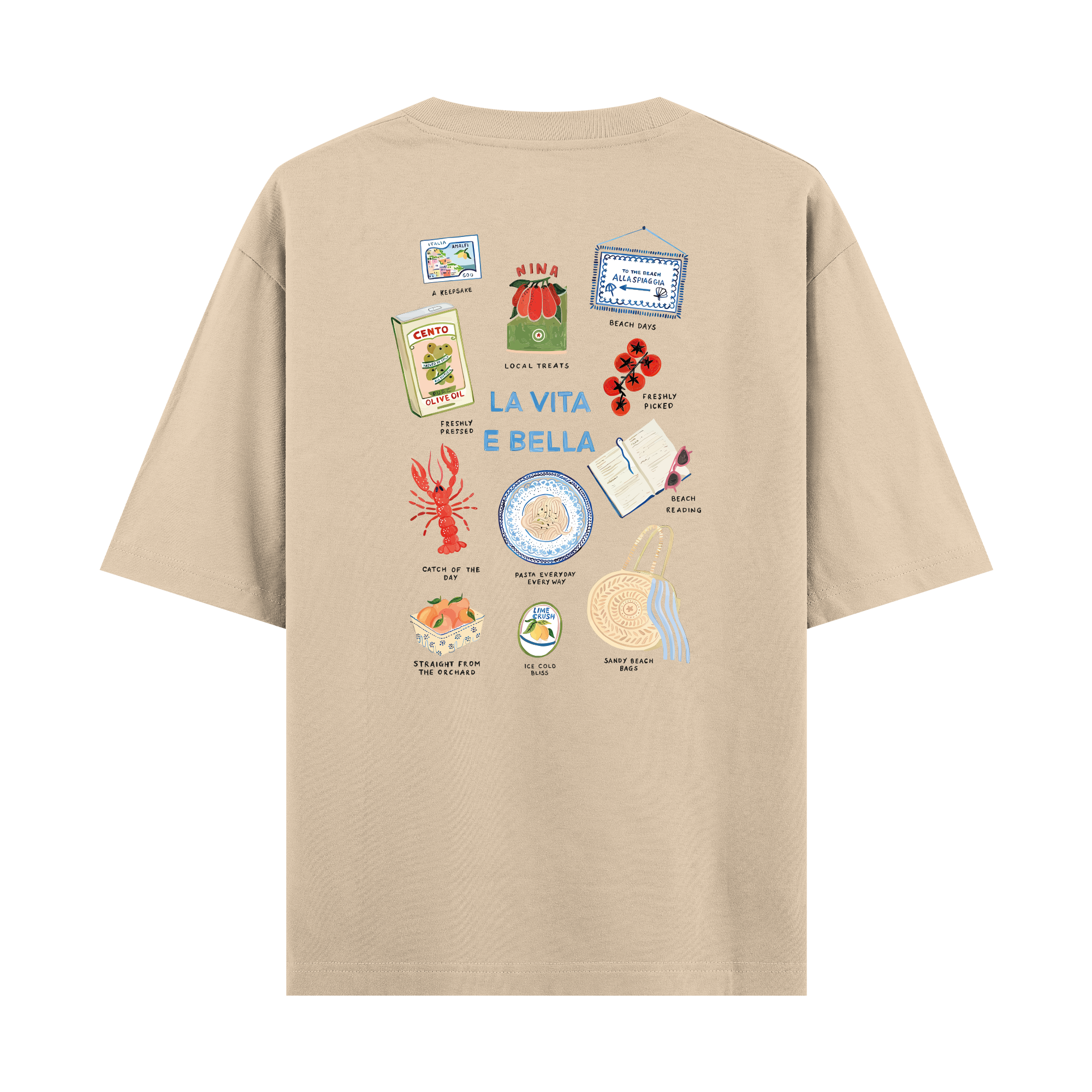 La Vita E Bella - Oversize T-shirt