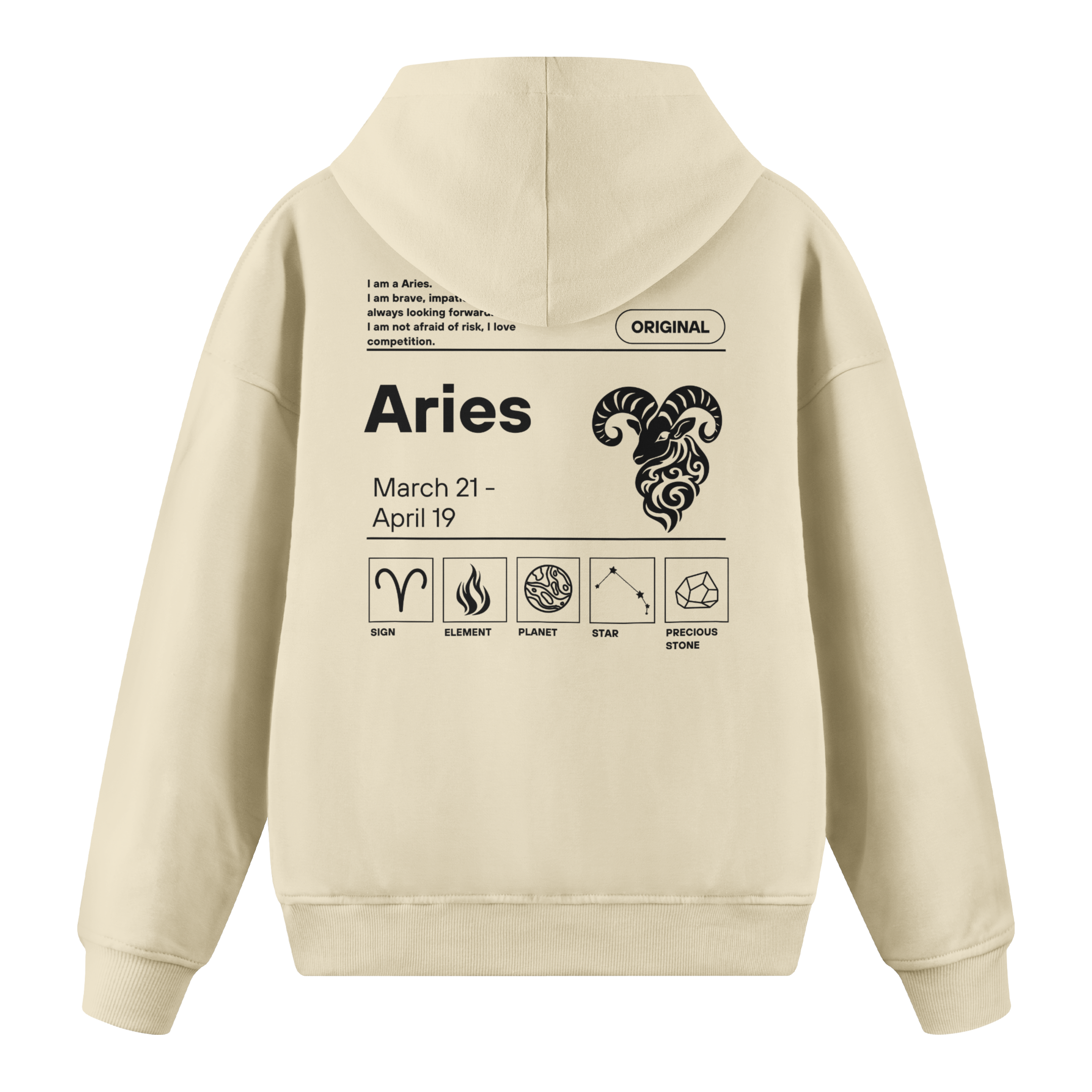 Aries - Regular Fit Hoodie