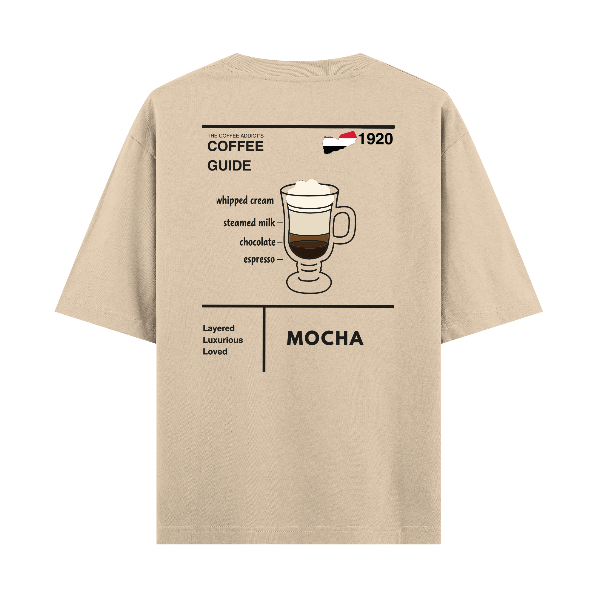 Mocha - Oversize T-shirt