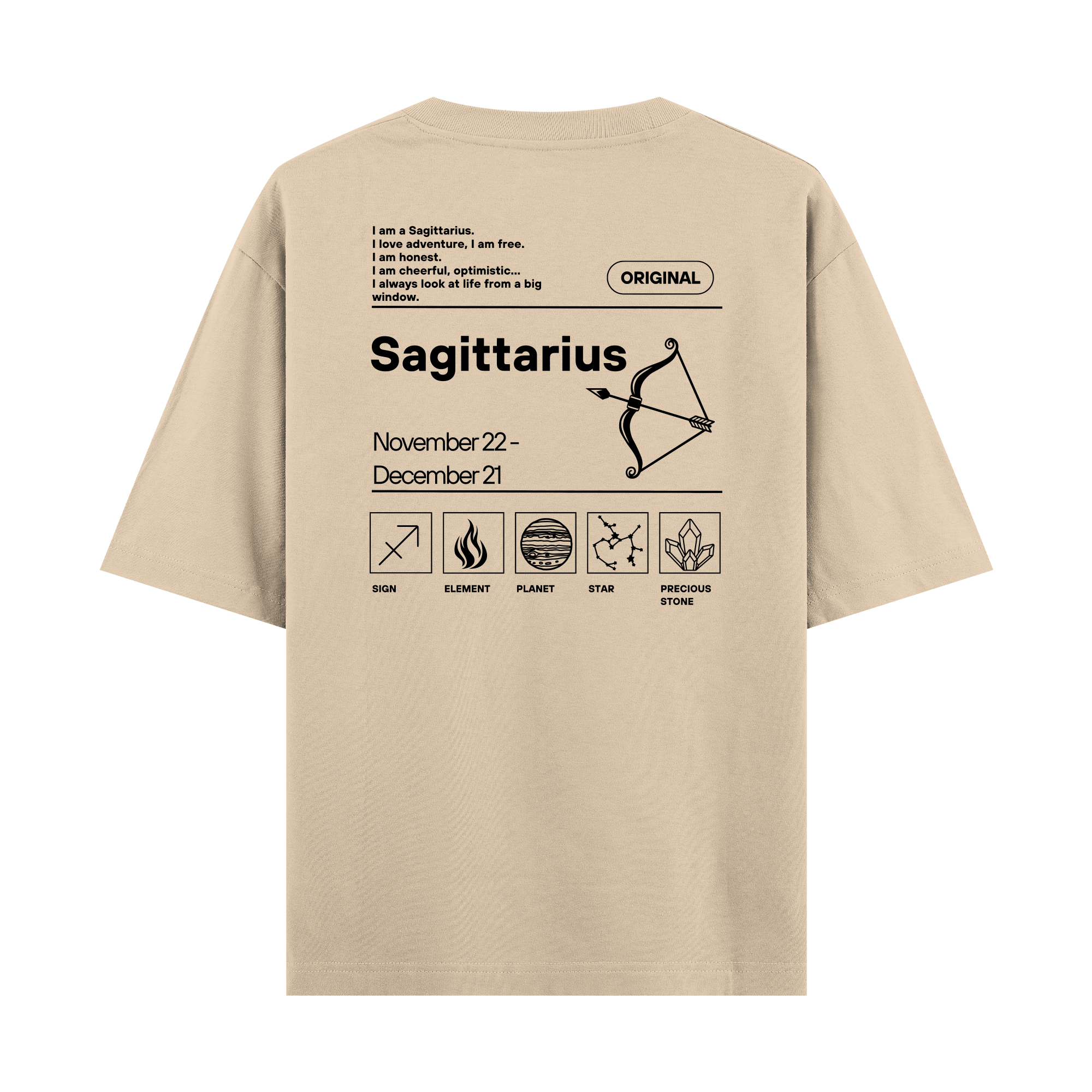 Sagittarius - Oversize T-shirt