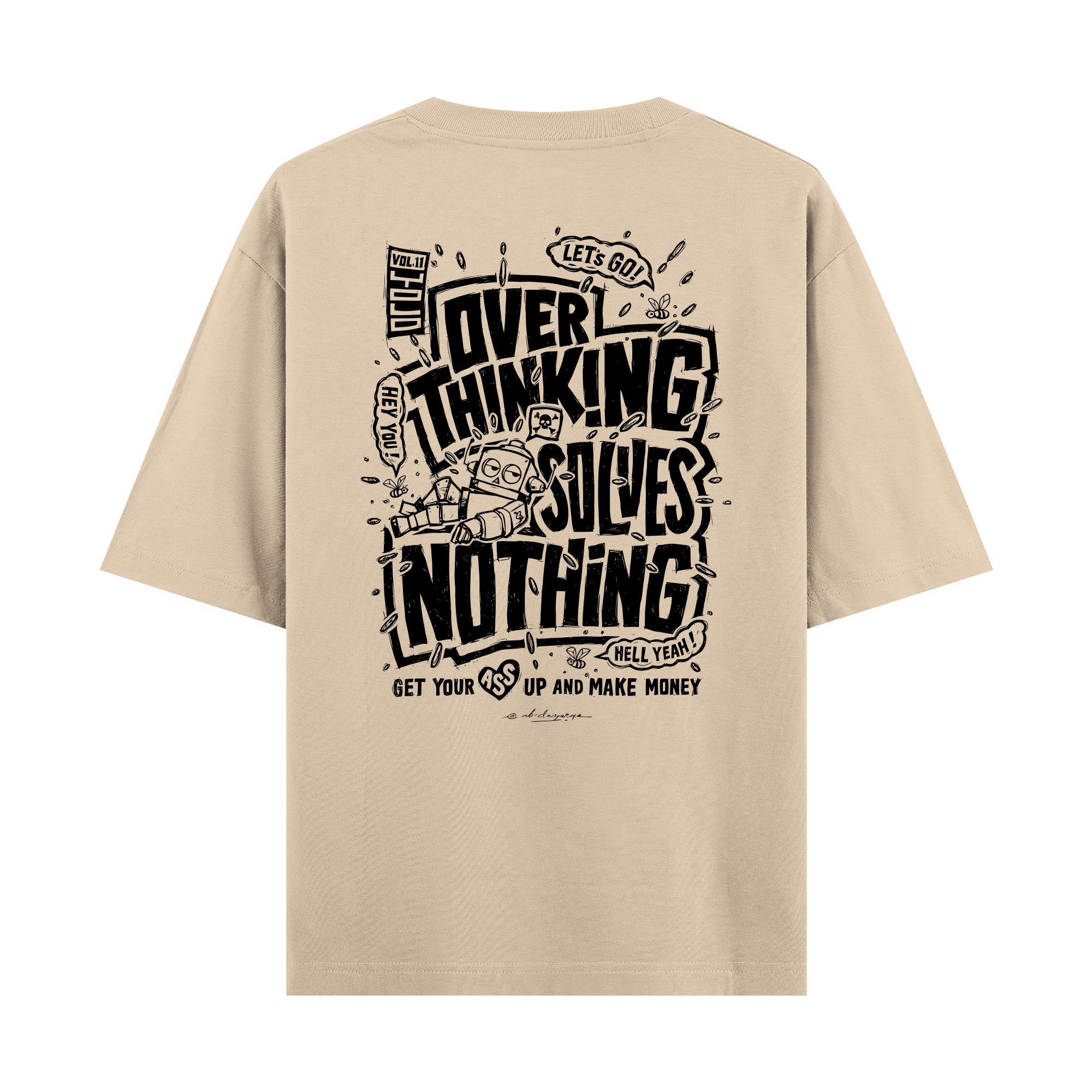 Overthinking II - Oversize T-shirt