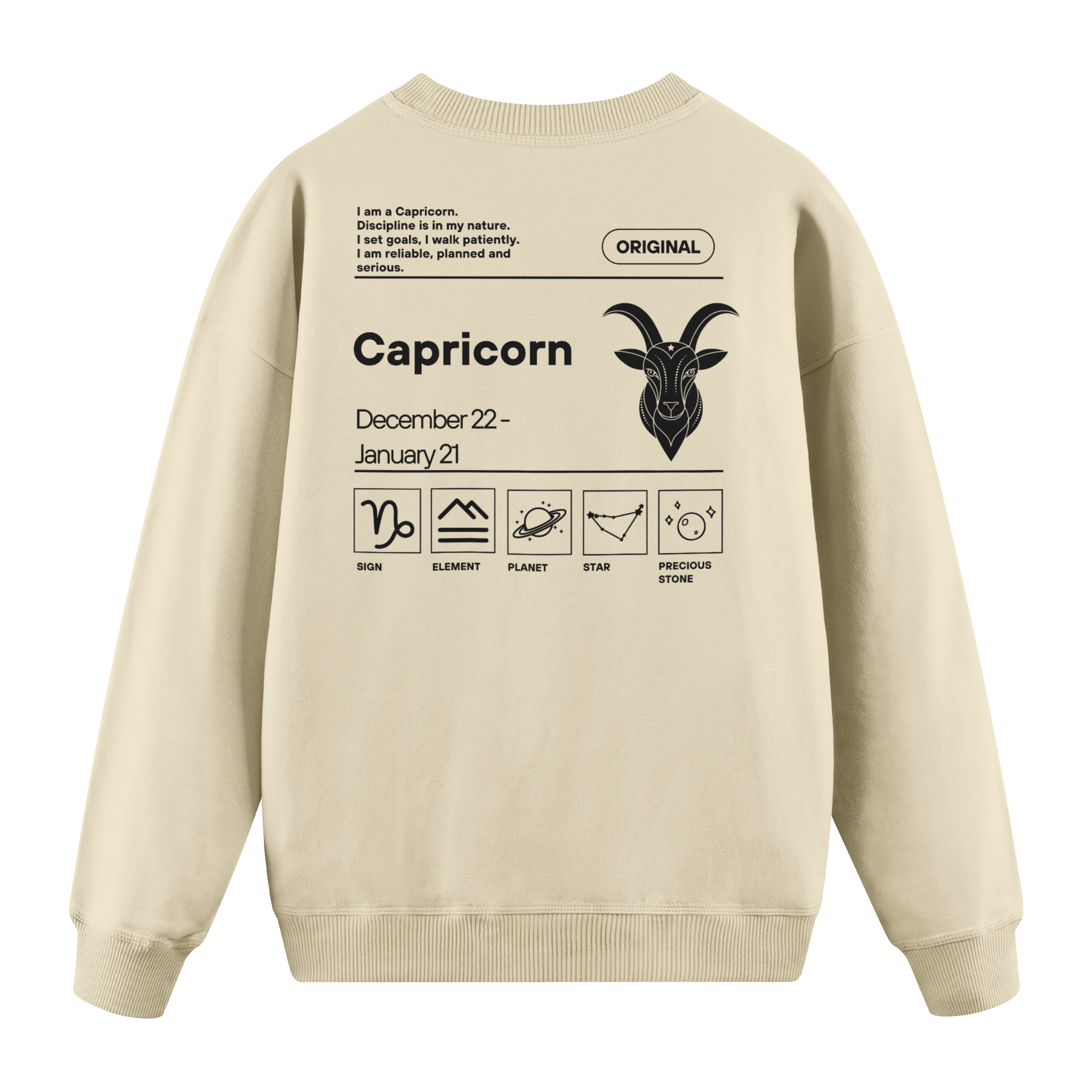 Capricorn - Regular Fit Sweatshirt