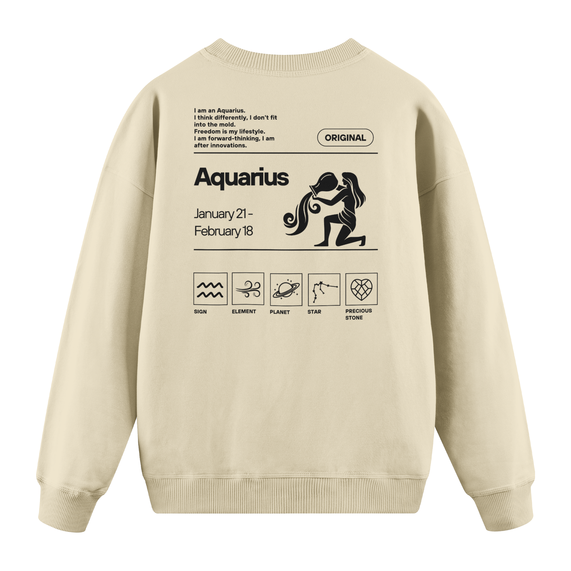 Aquarius - Regular Fit Sweatshirt