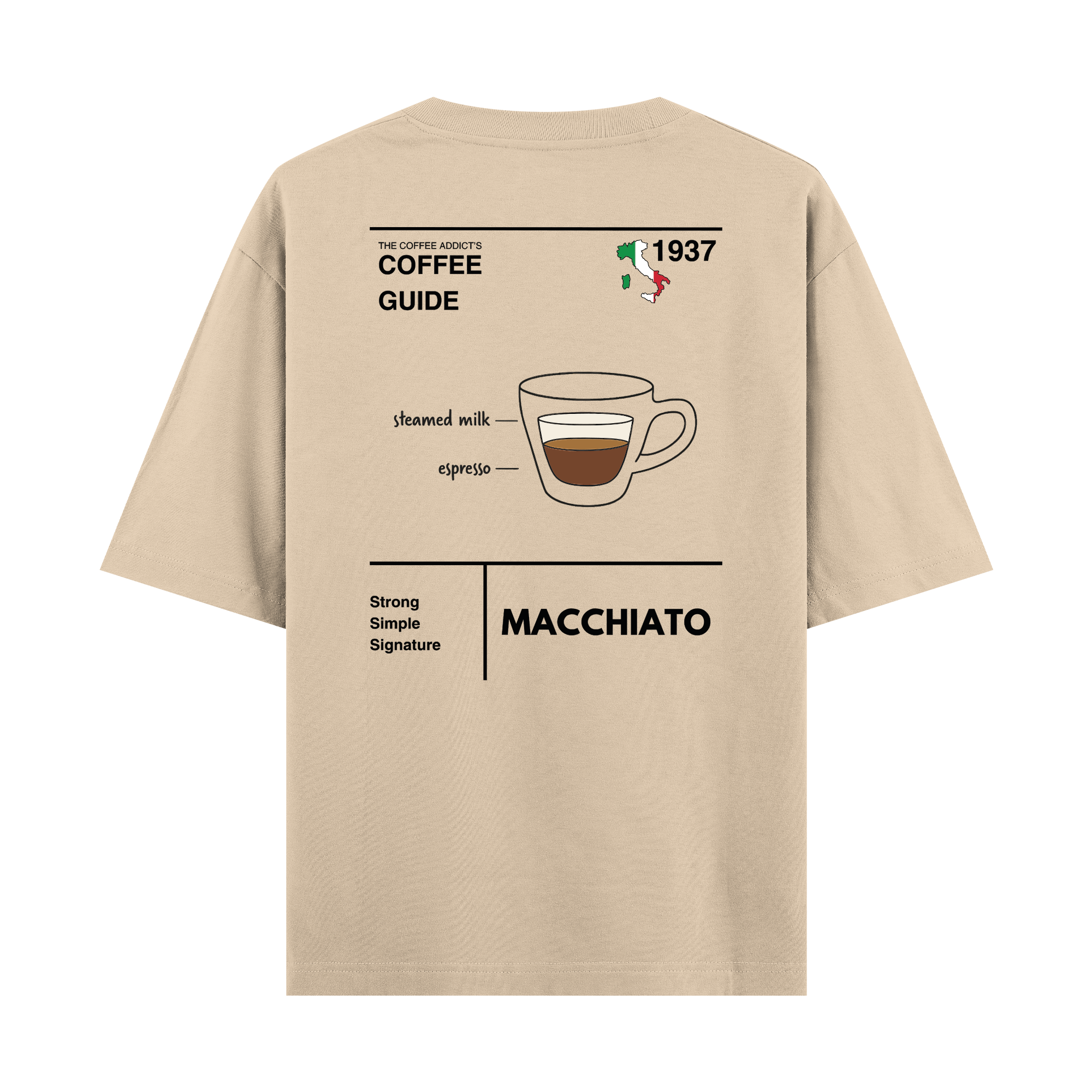Macchiato - Oversize T-shirt