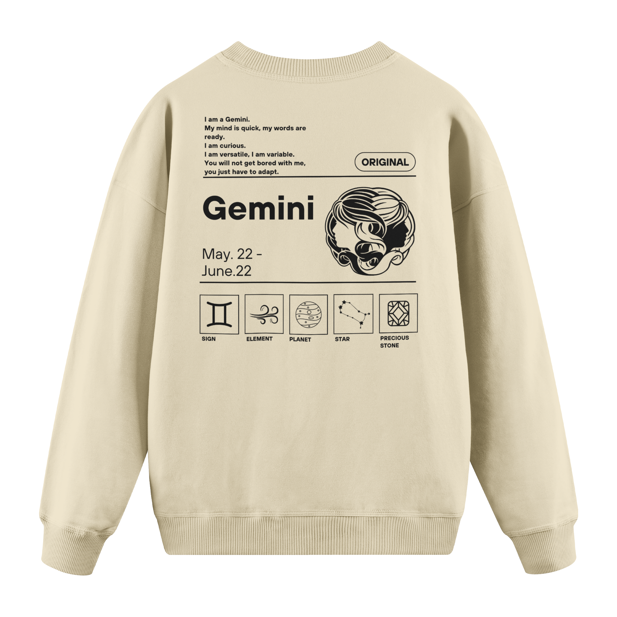 Gemini - Regular Fit Sweatshirt