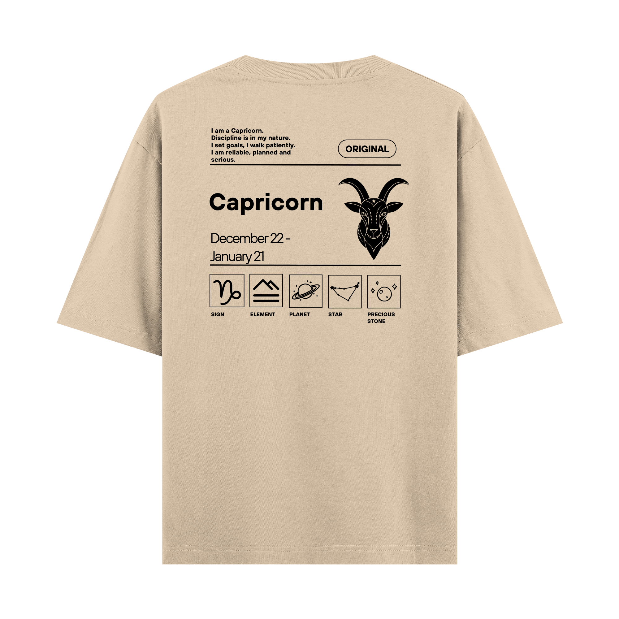Capricorn - Oversize T-shirt